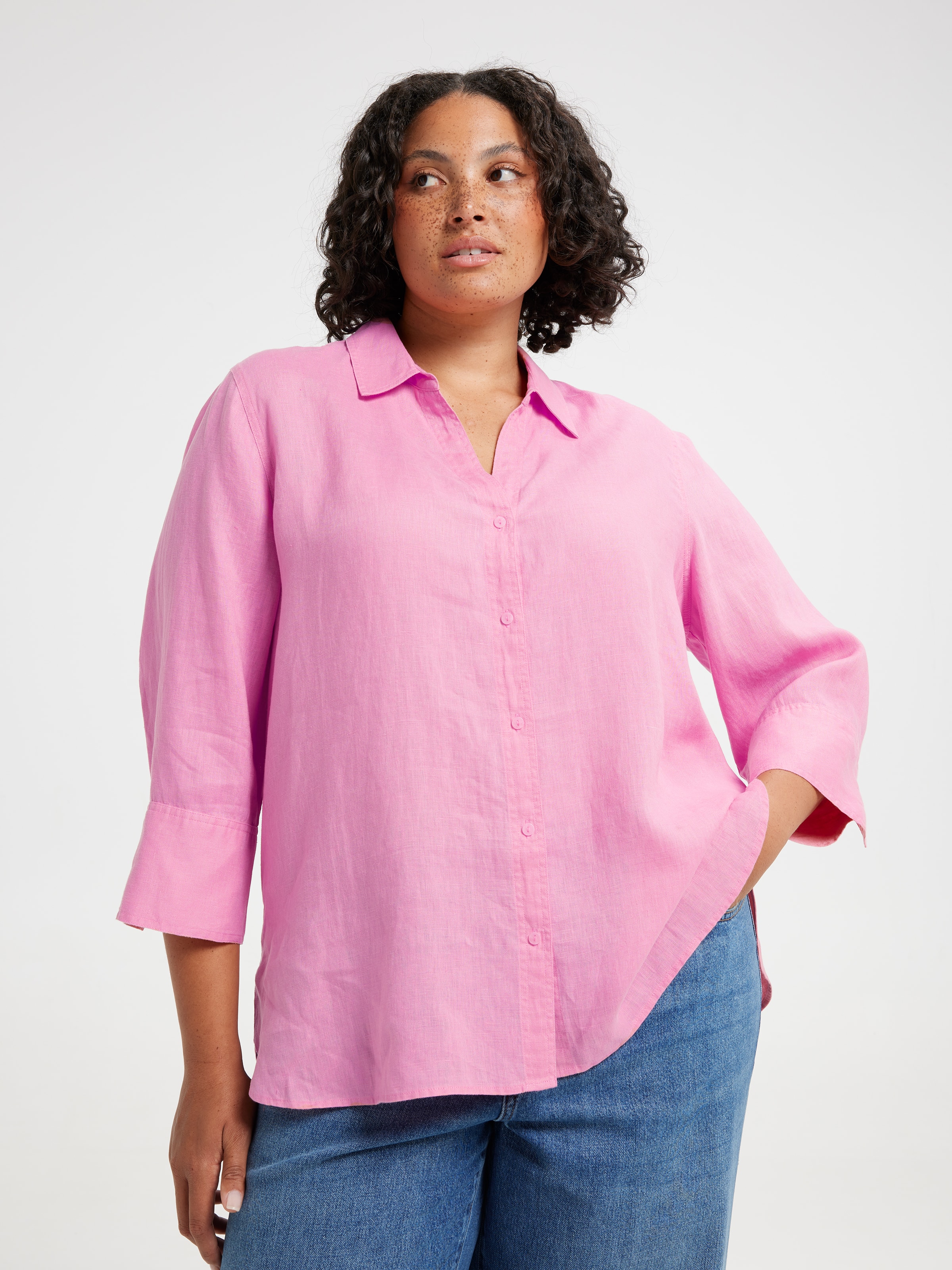 Curve Hamilton 3/4 Sleeve Shirt