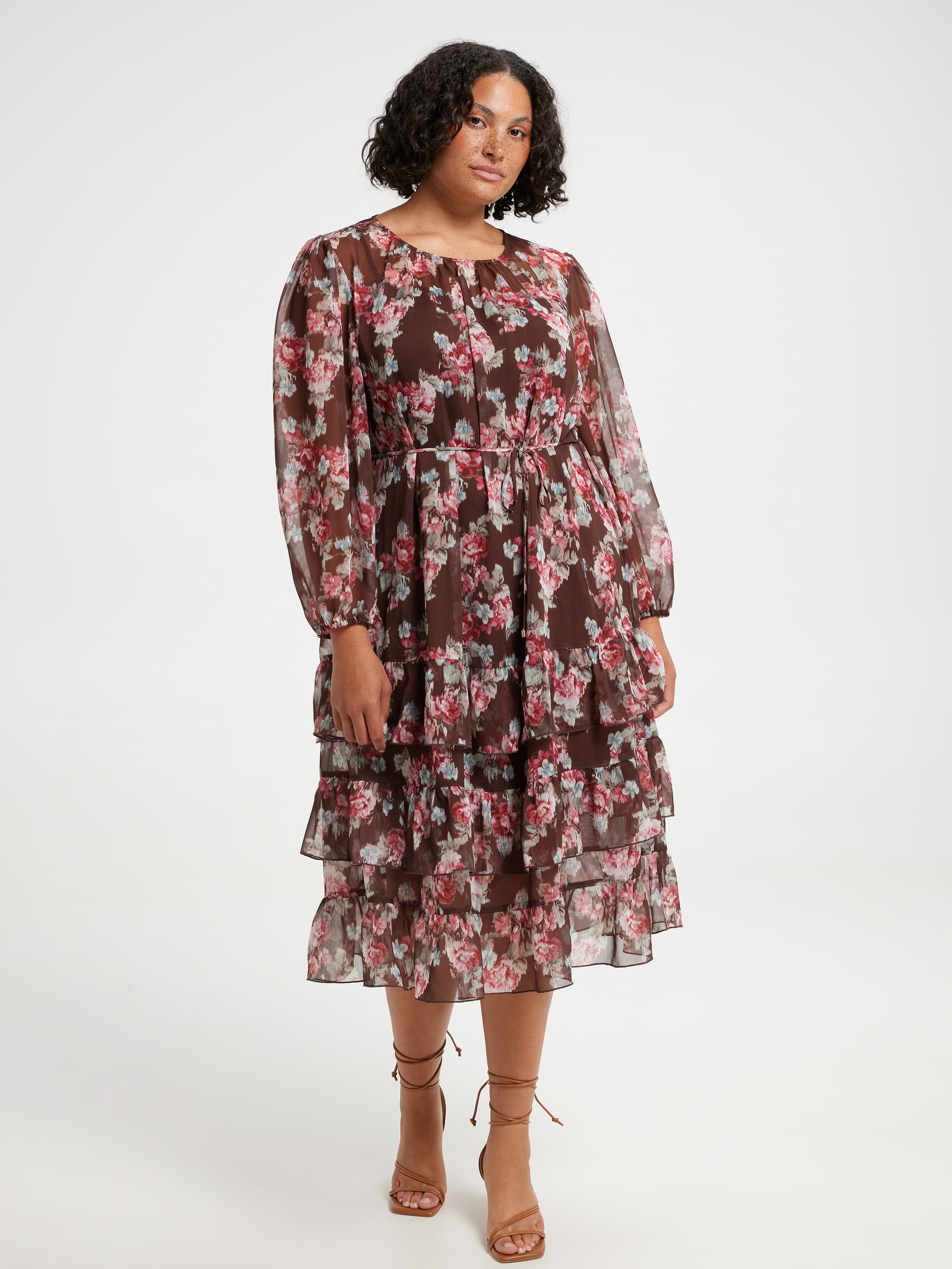 Curve Gypsy Floral Dress