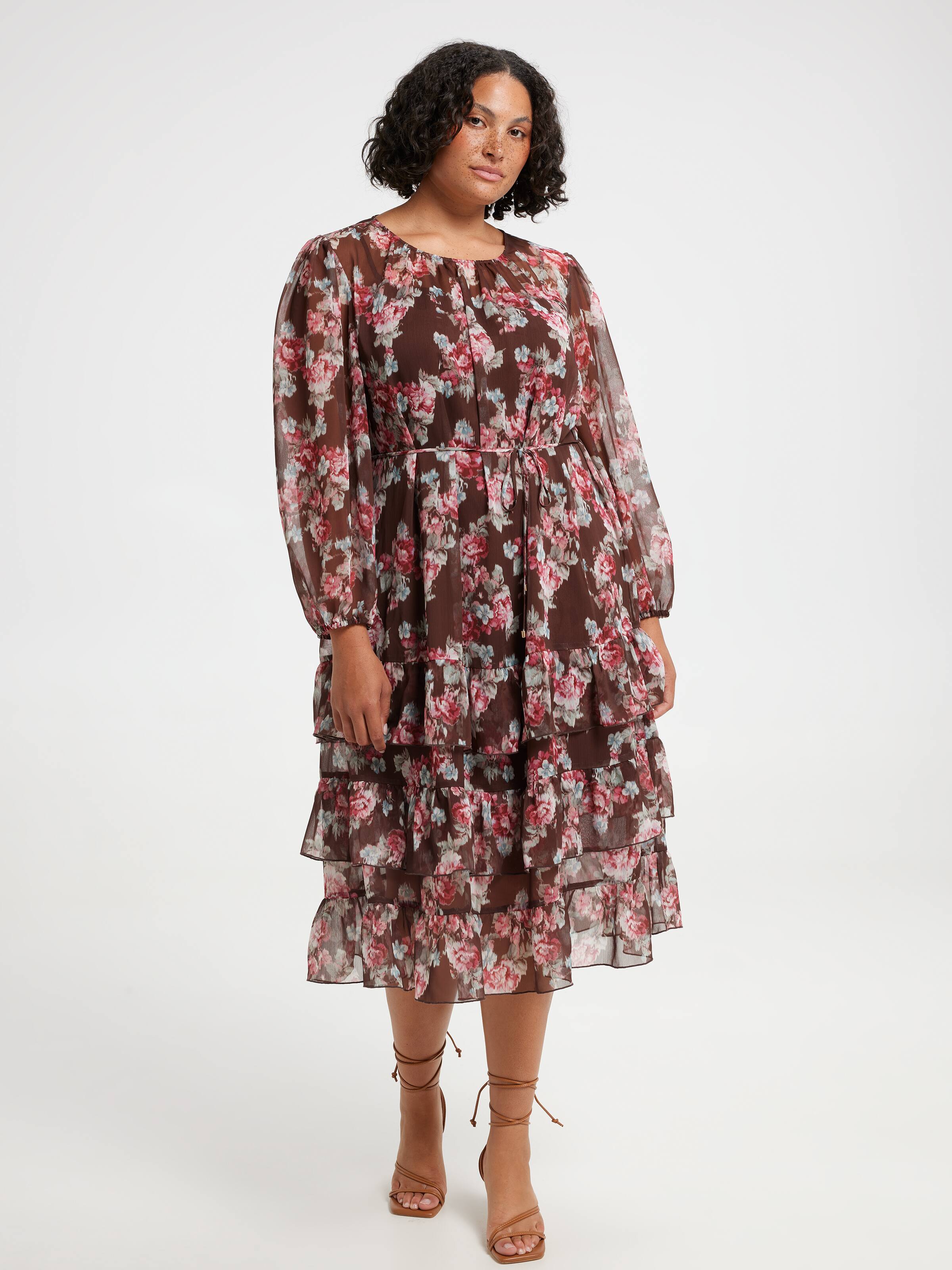 Curve Gypsy Floral Dress
