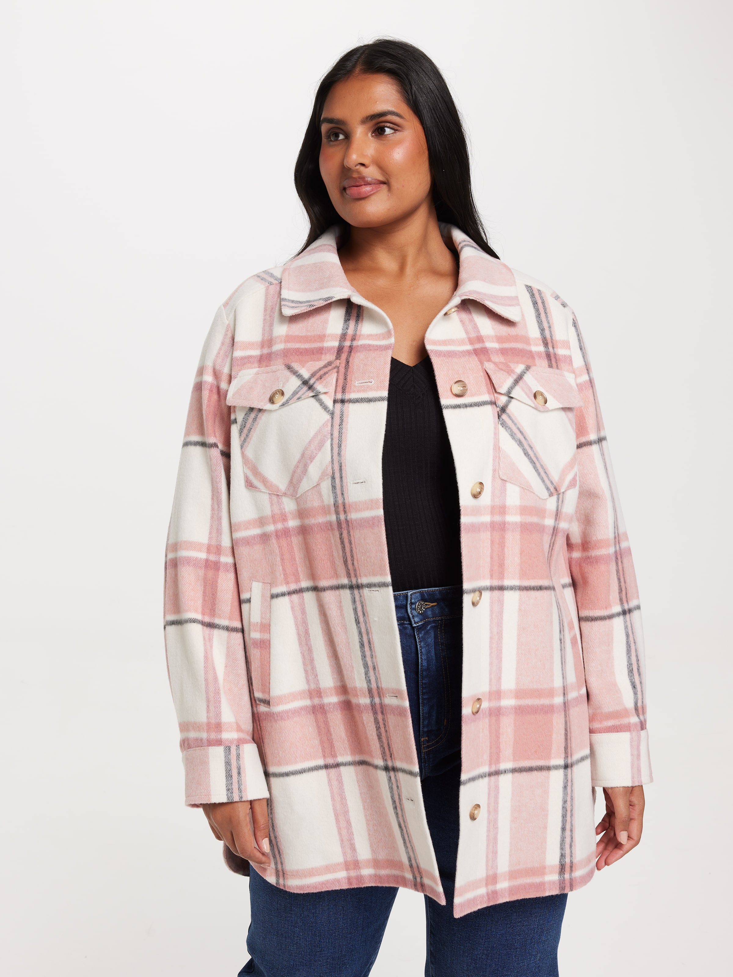 Curve Nicole Mid Shacket