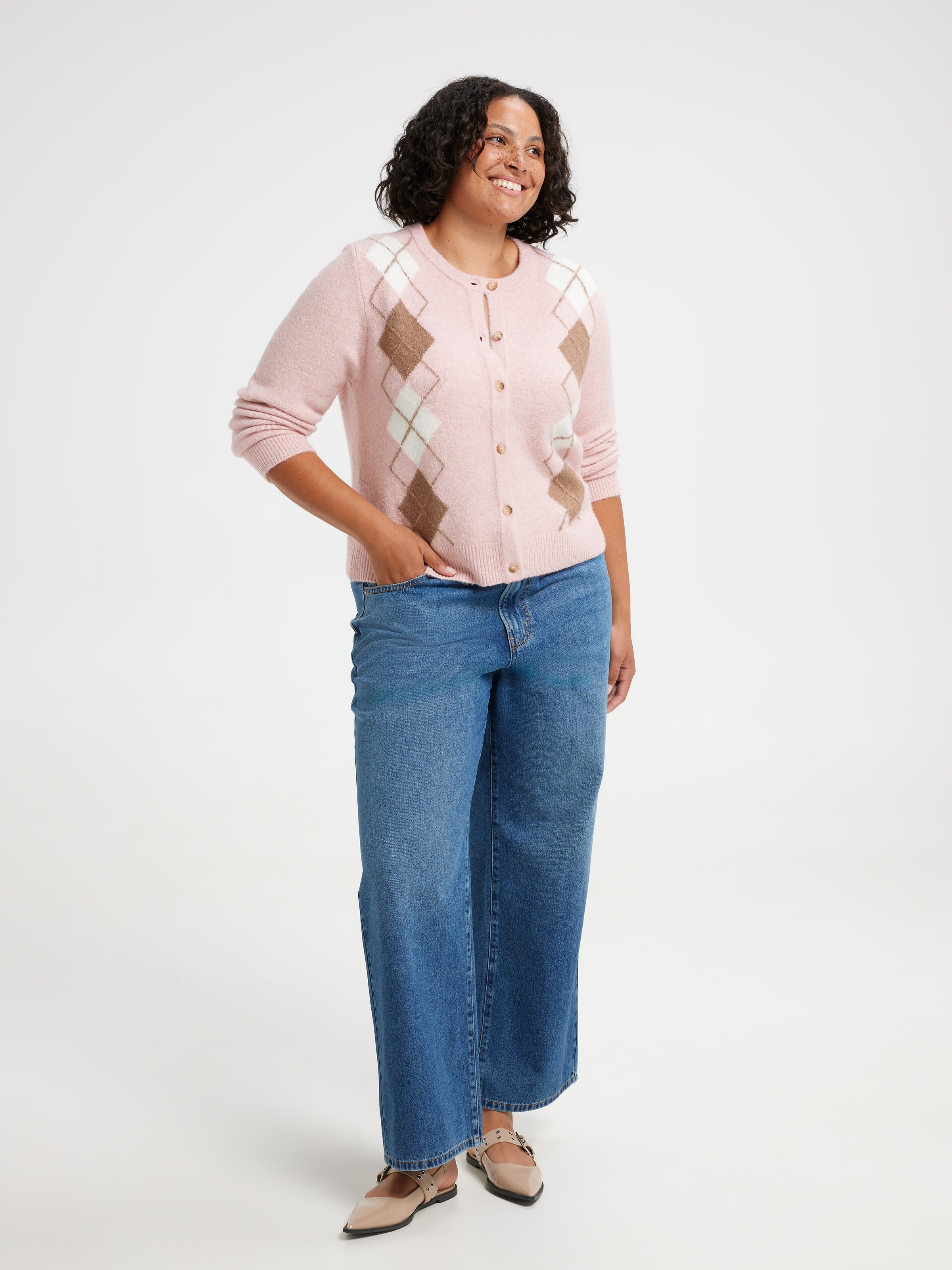 Curve Liana Luxe Crew Neck Cardi