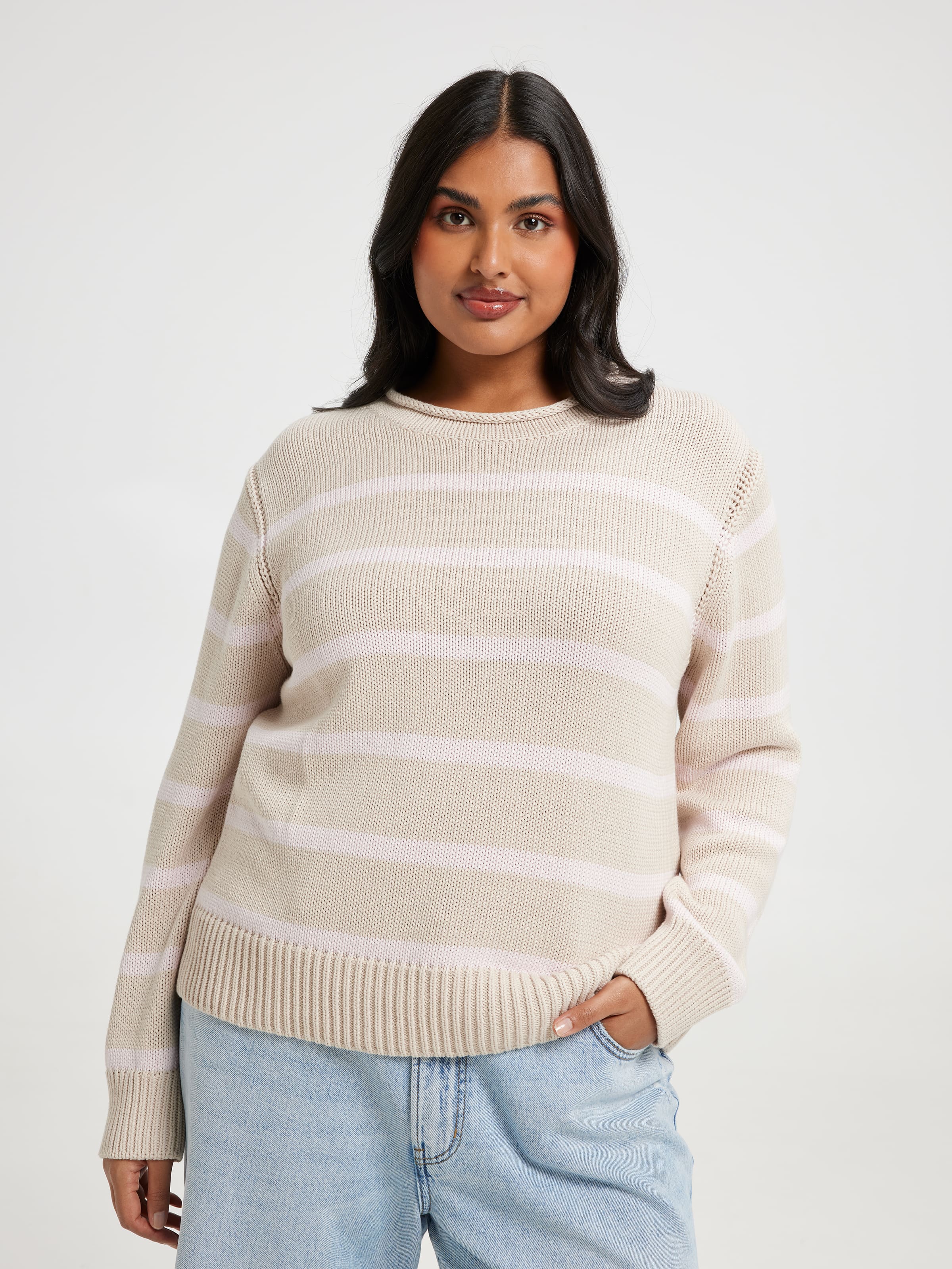 Curve Darla Roll Neck Pullover