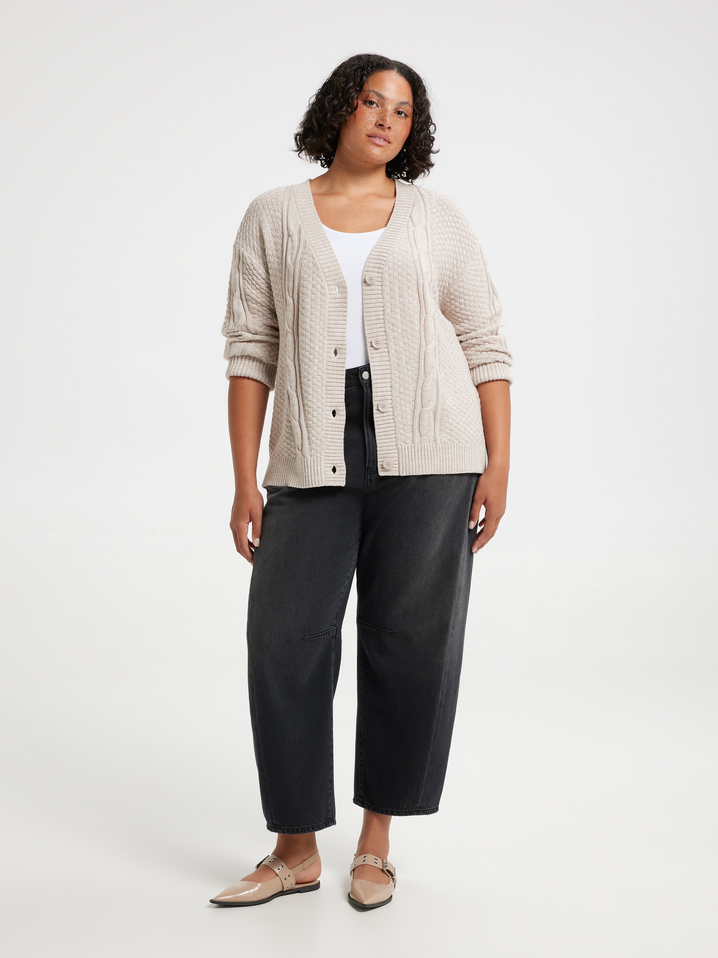 Curve Tabitha Cotton Cable Cardi