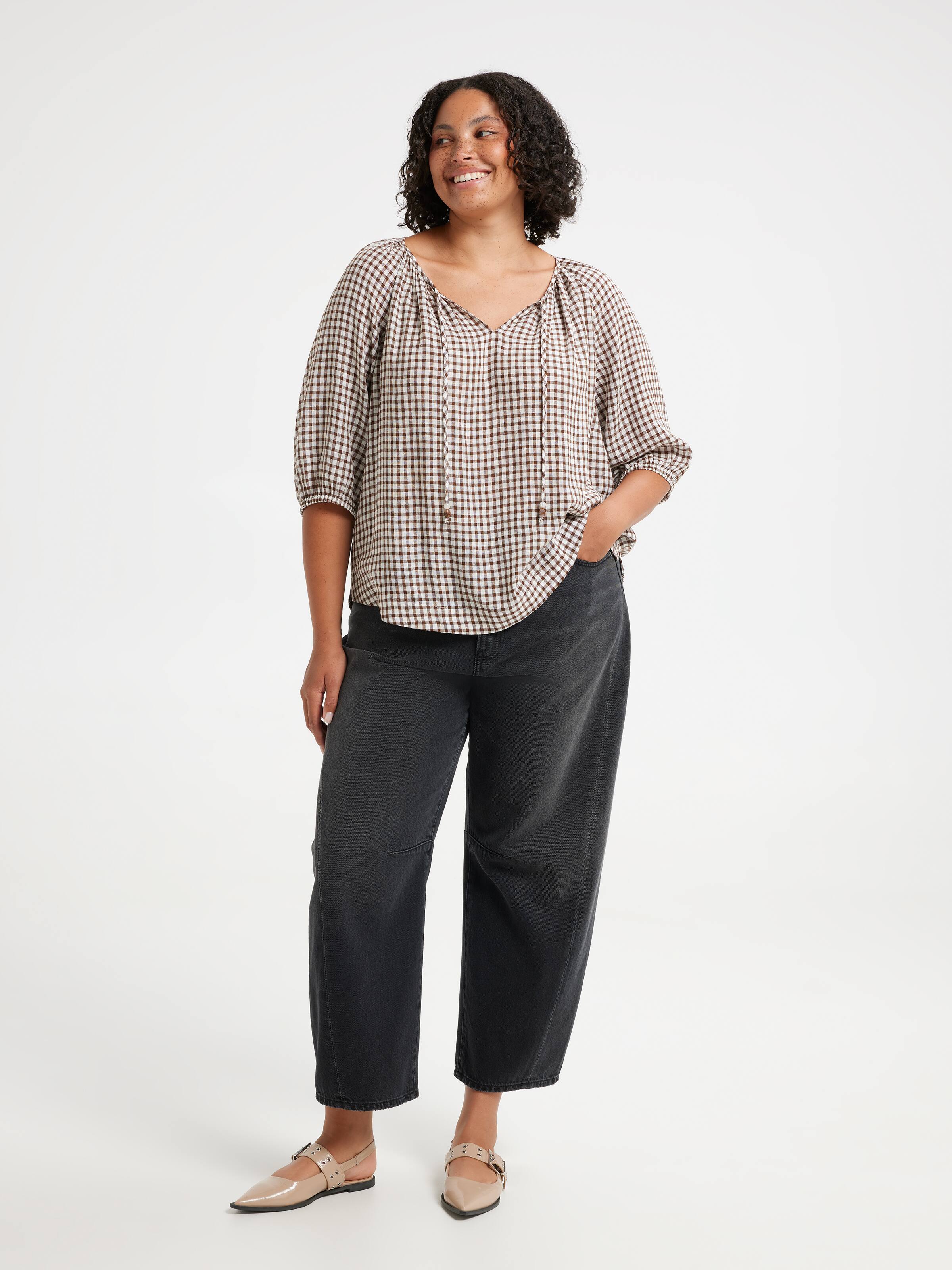Curve Kylie Textured Top