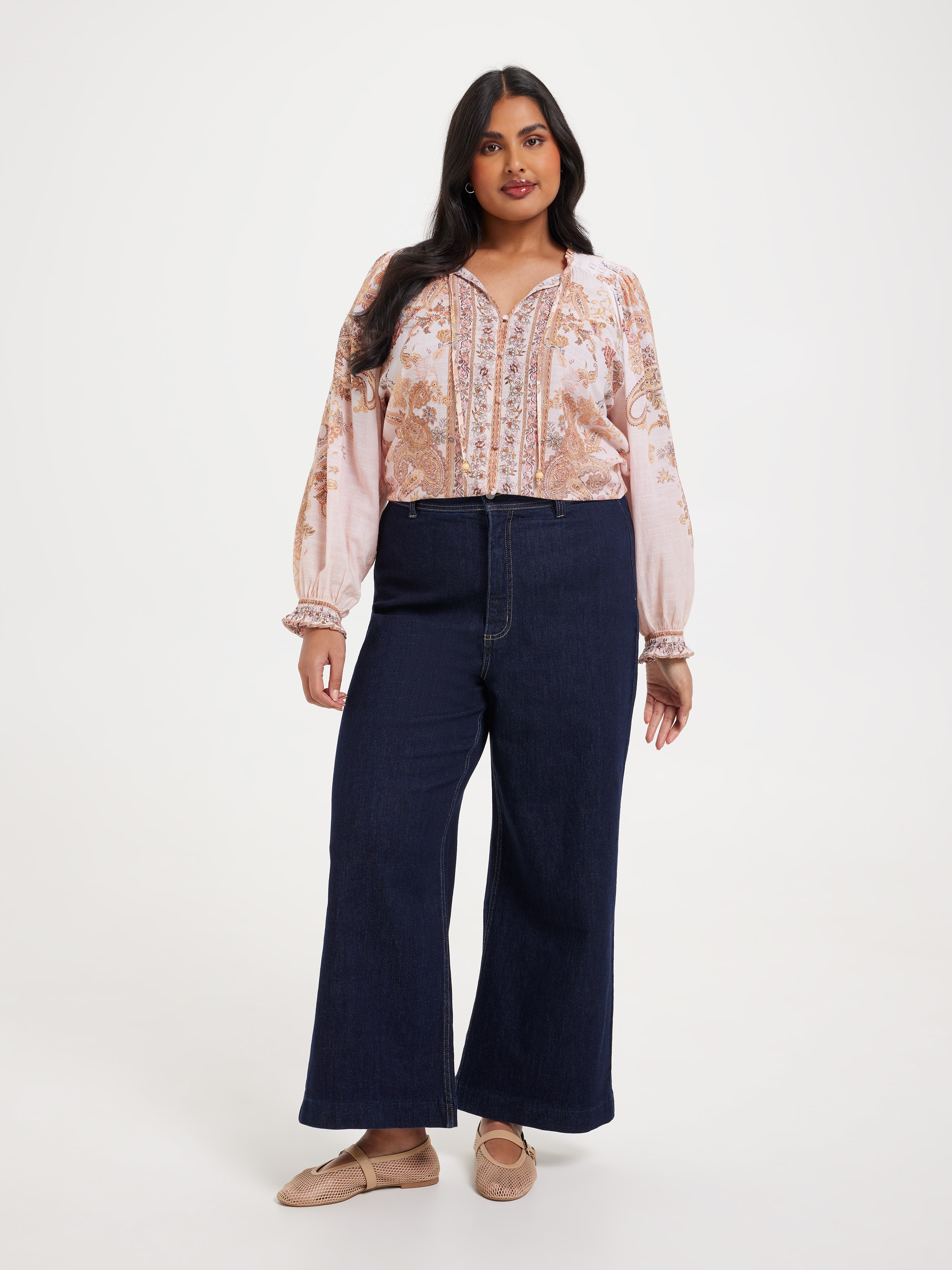 Curve Siobhan Placement Blouse