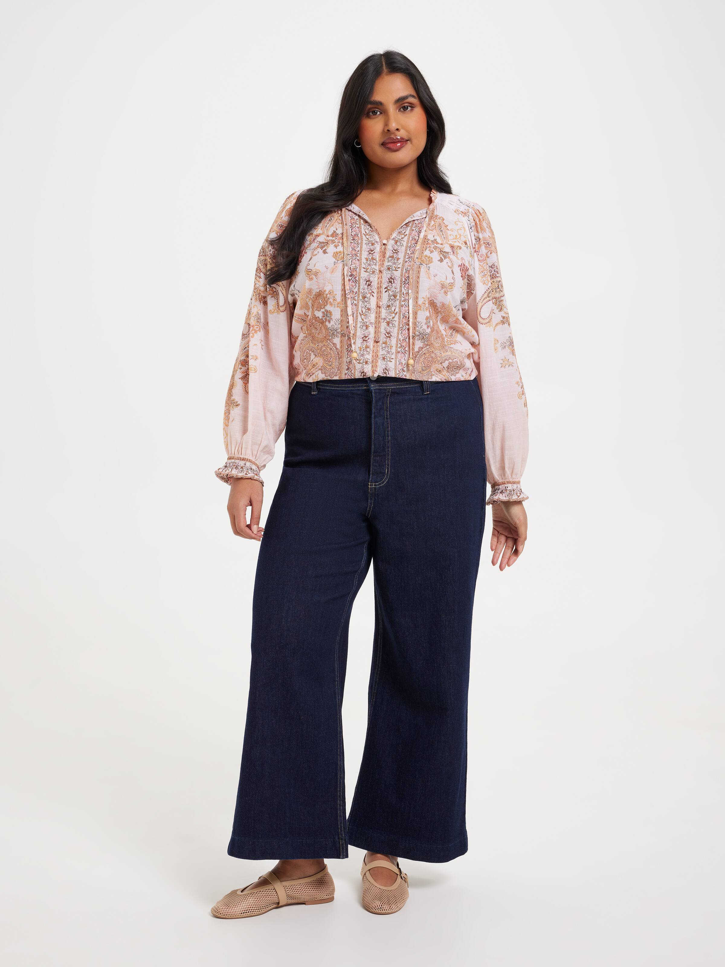 Curve Siobhan Placement Blouse