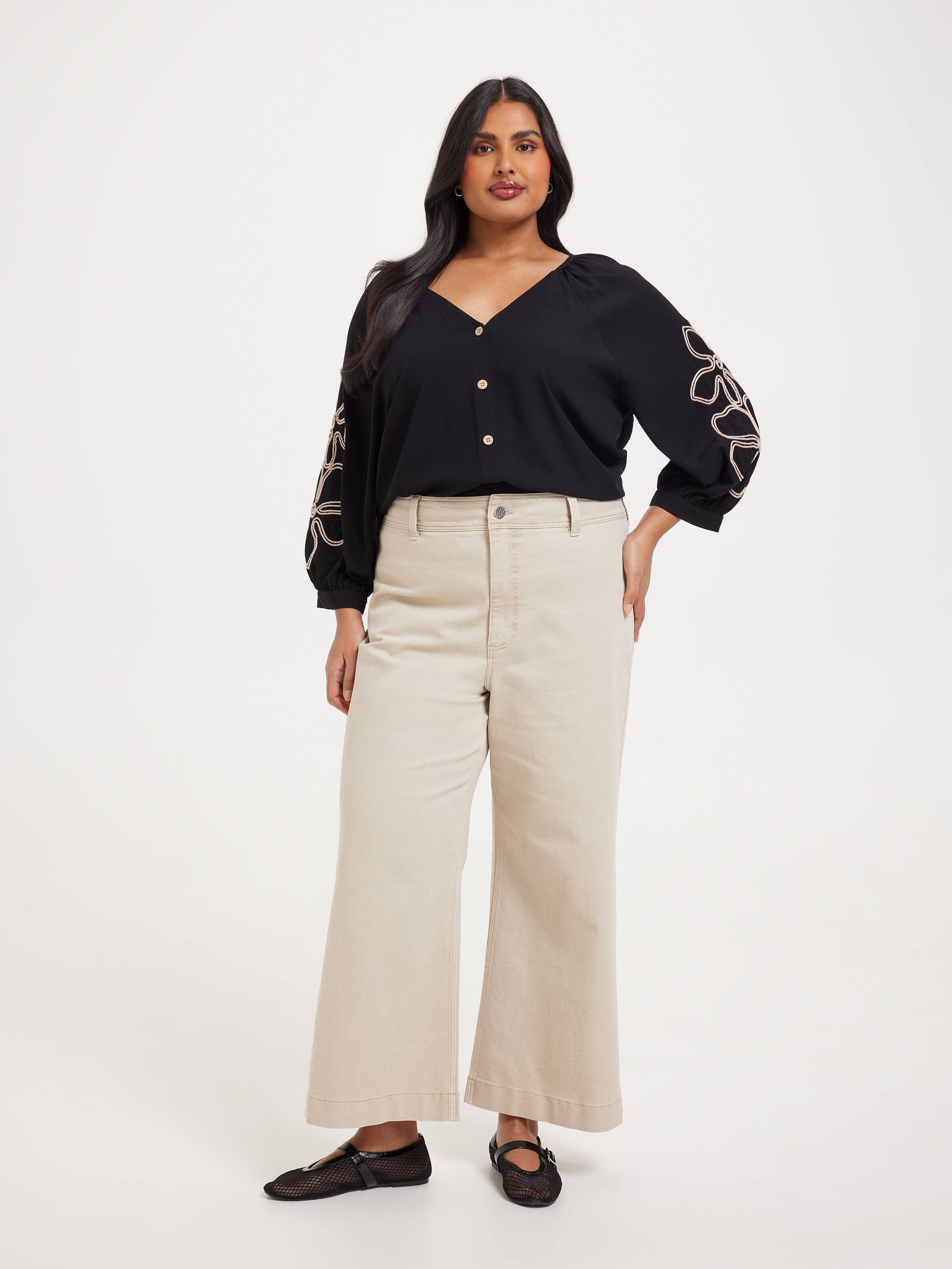 Ginny Button Front Blouse