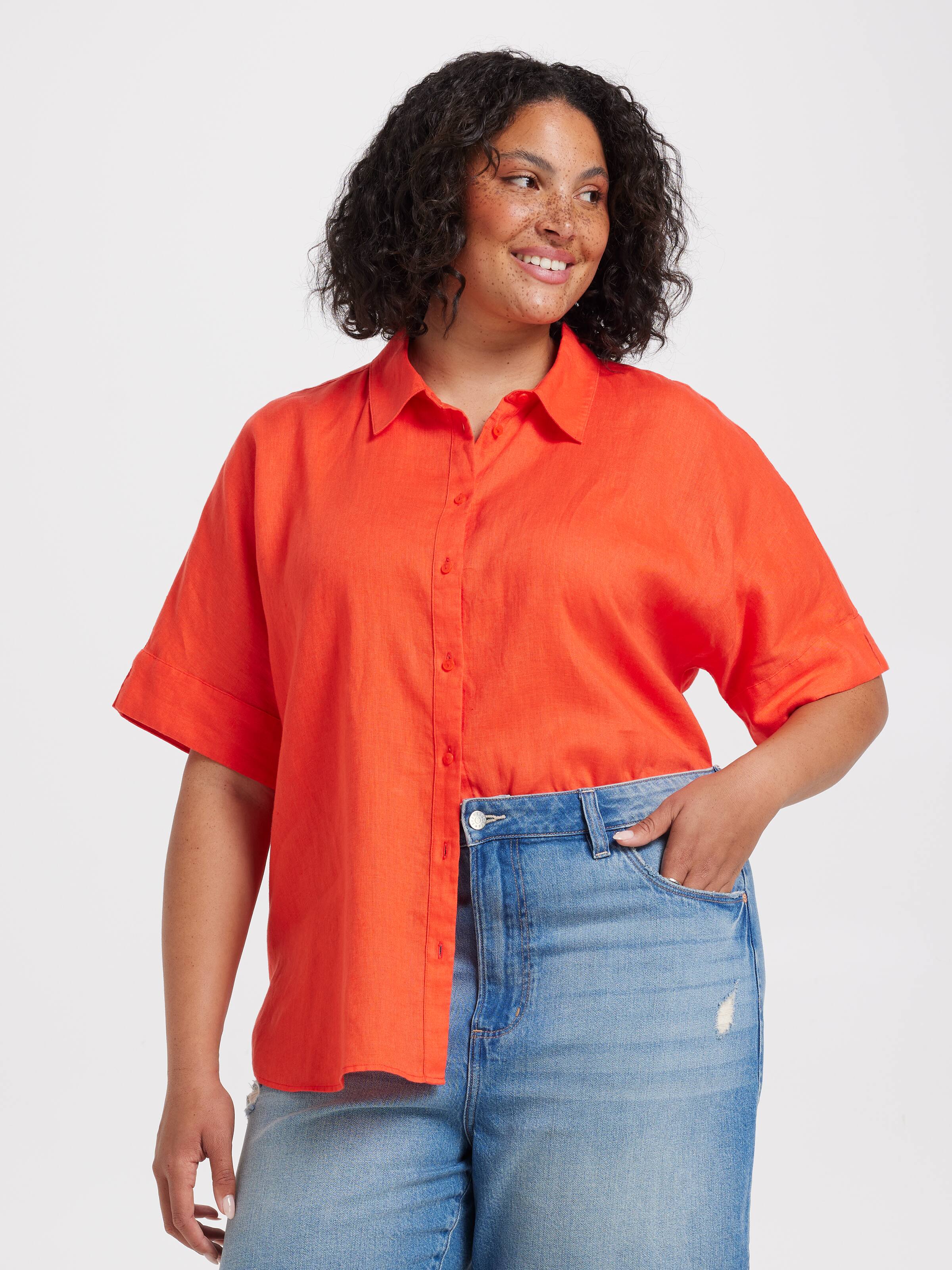 Curve Leslee Short Sleeve Shirt