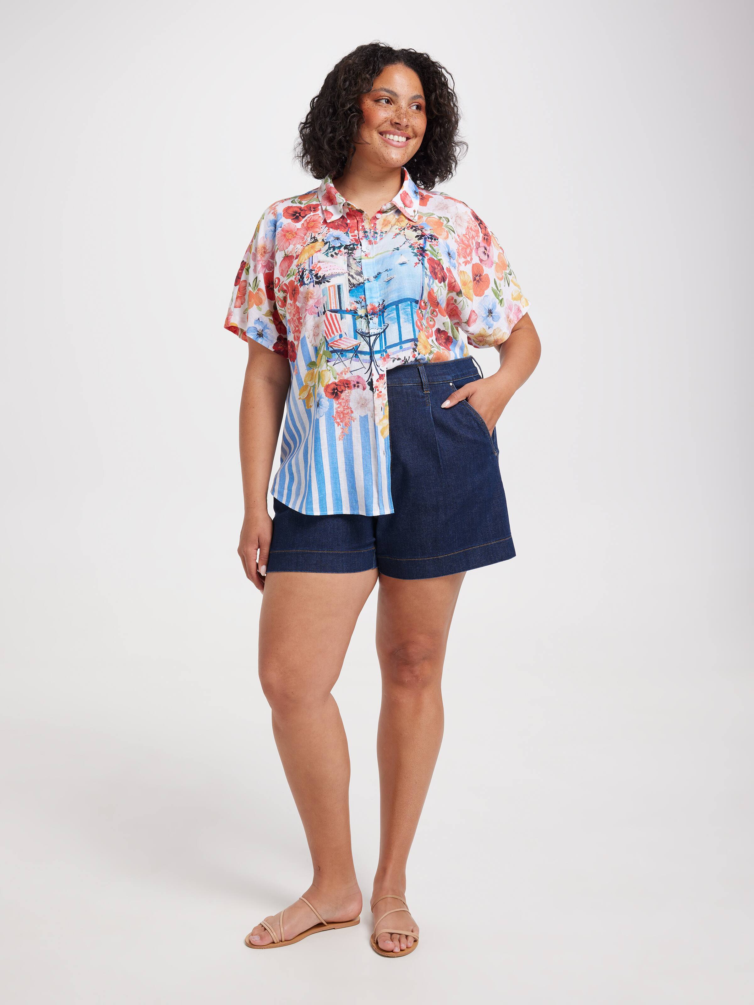Curve Leslee Short Sleeve Shirt