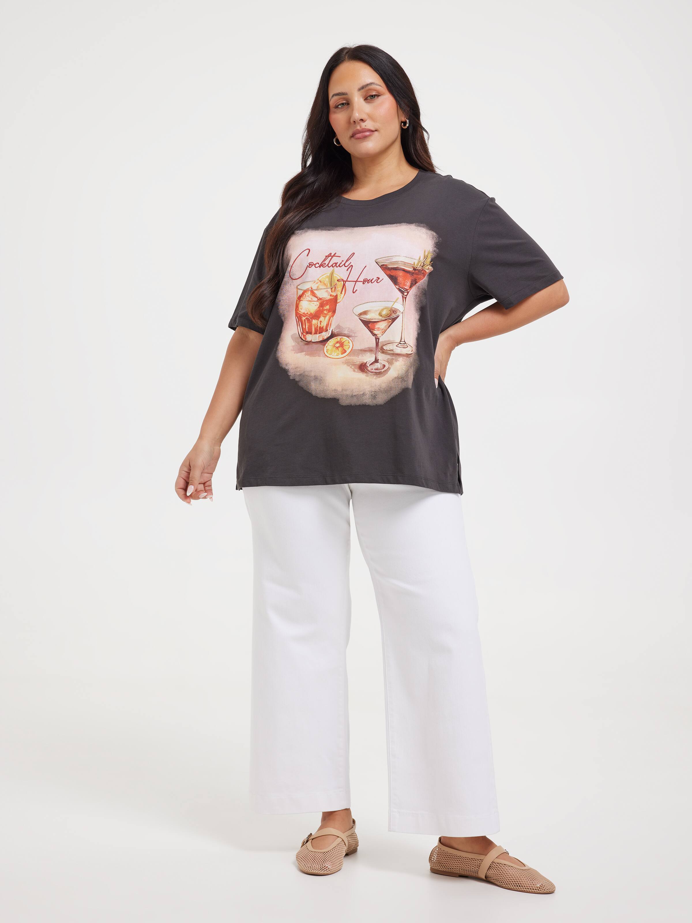 Curve Antonia Oversized Graphic Tee