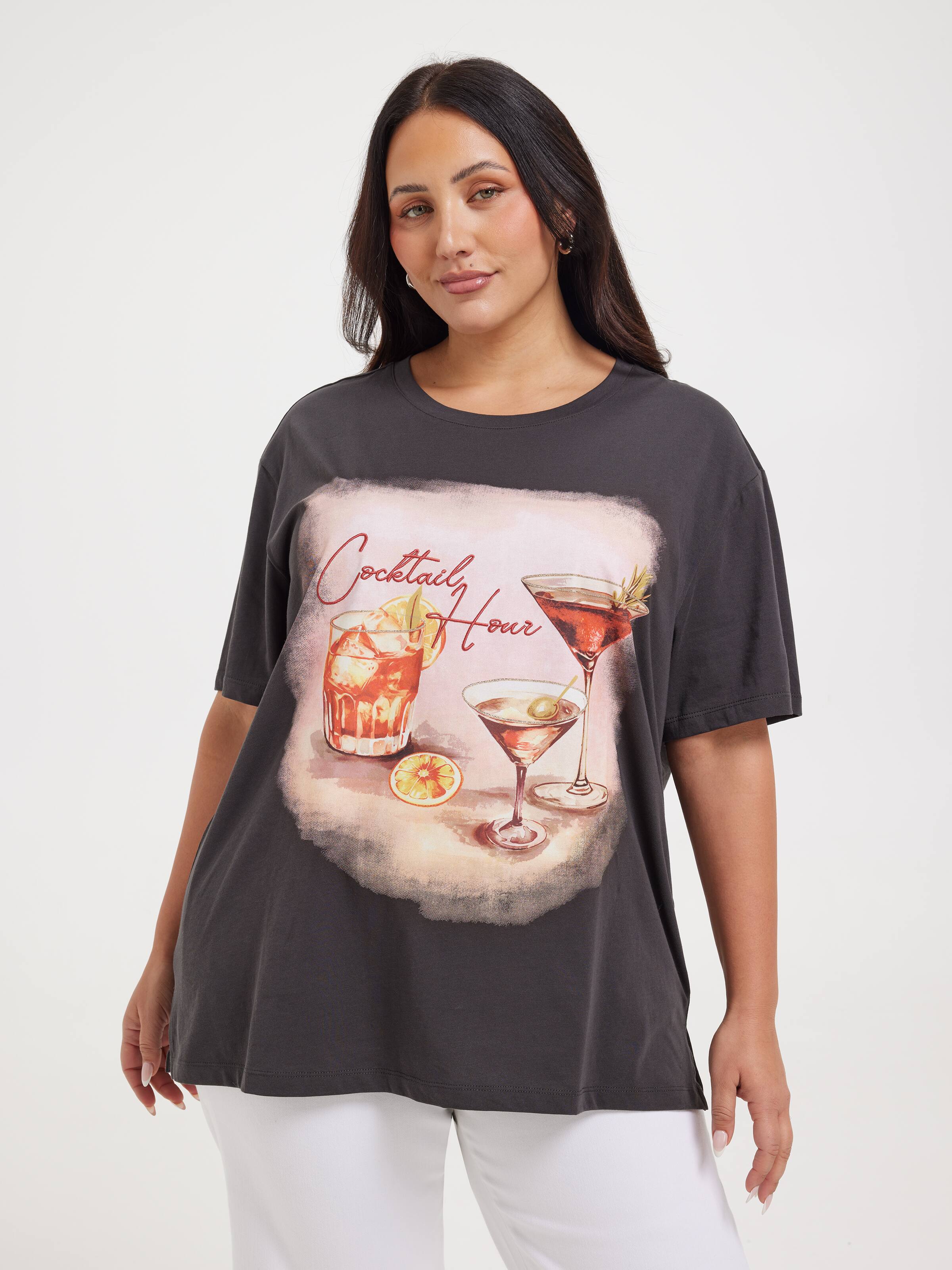 Curve Antonia Oversized Graphic Tee