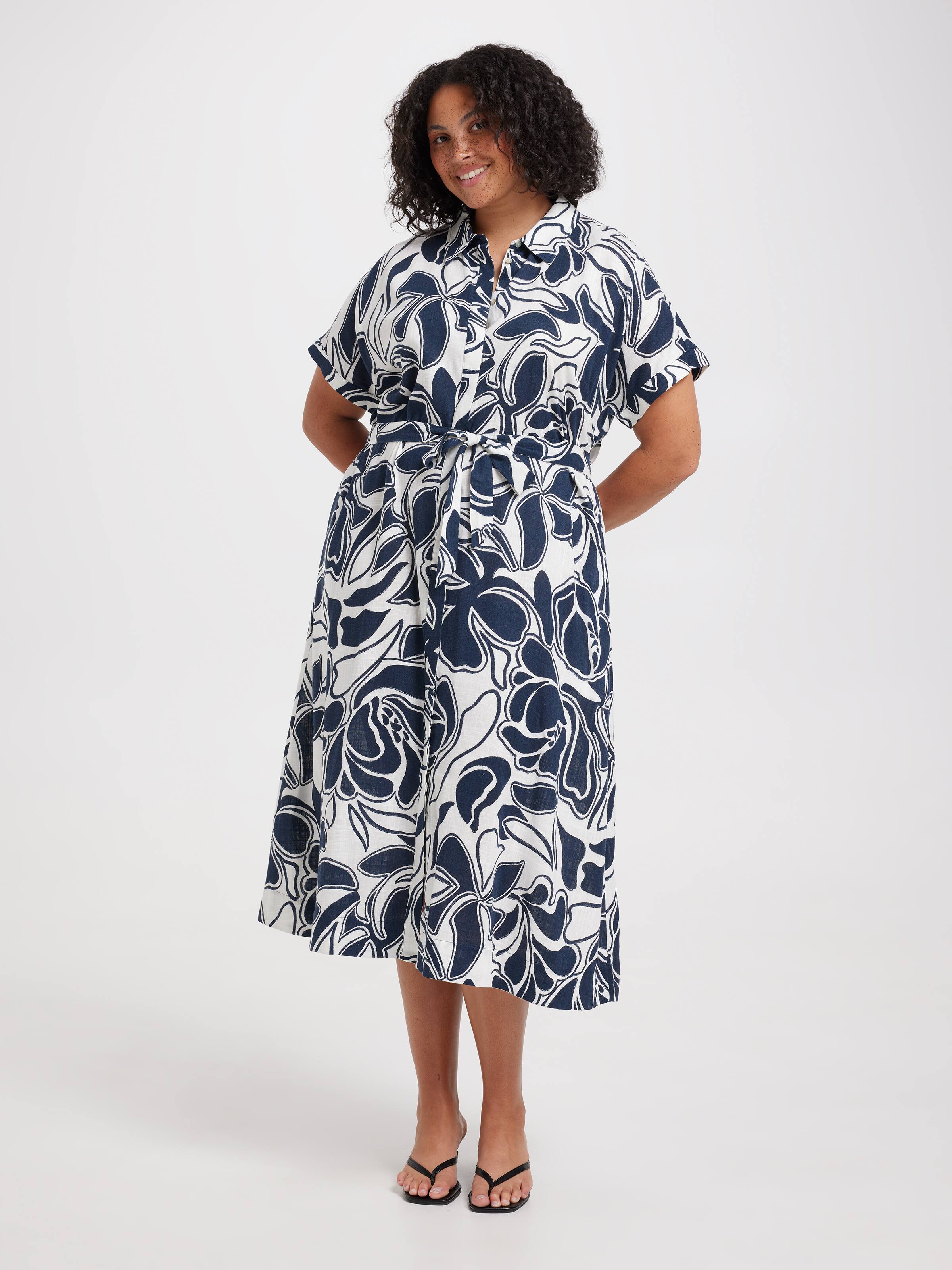 Miranda Button Thru Maxi Dress