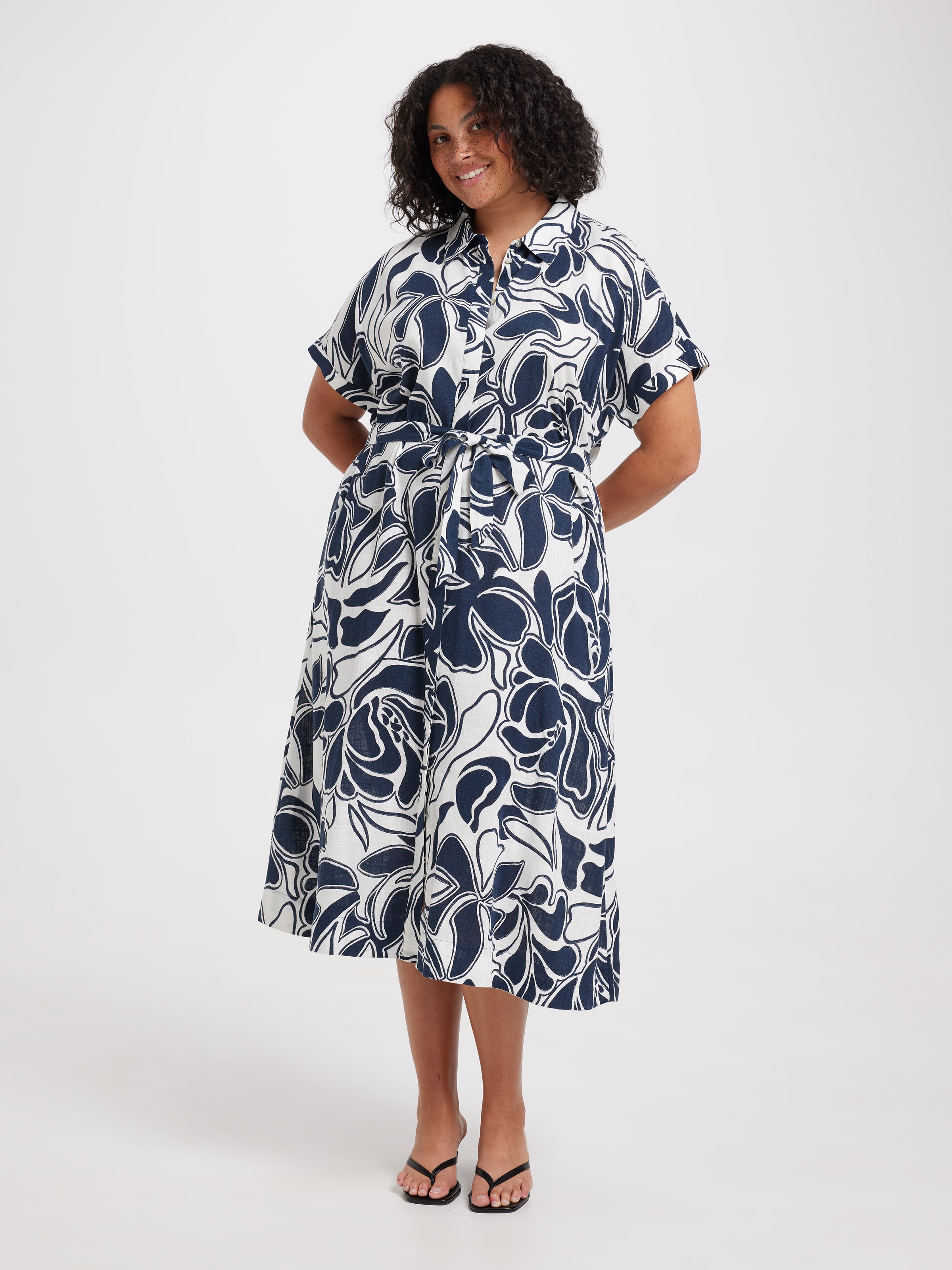Miranda Button Thru Maxi Dress