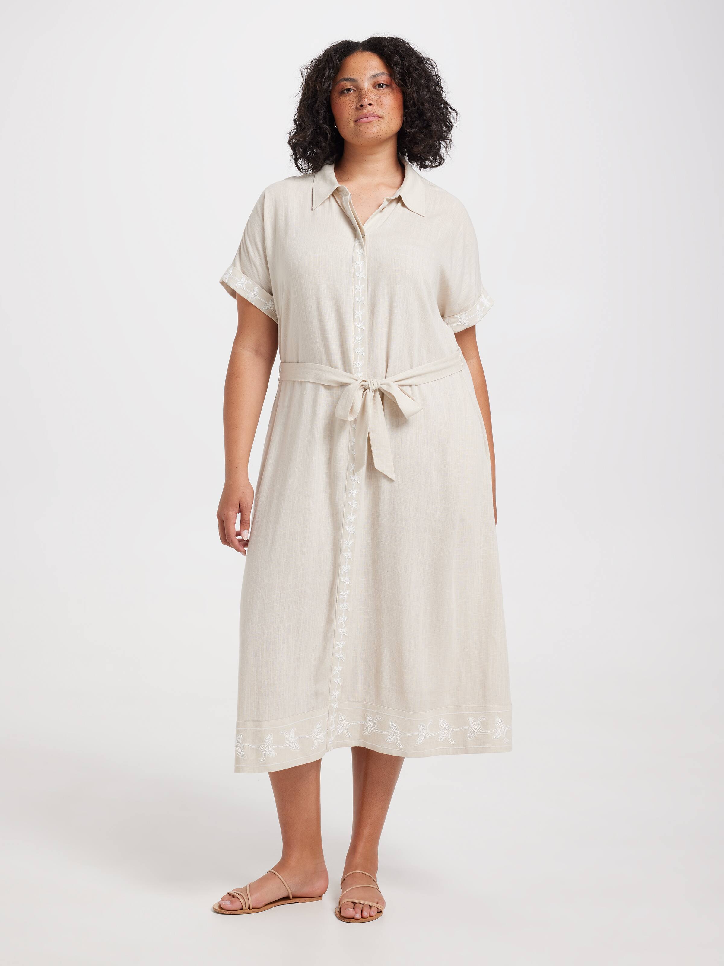 Miranda Button Thru Maxi Dress