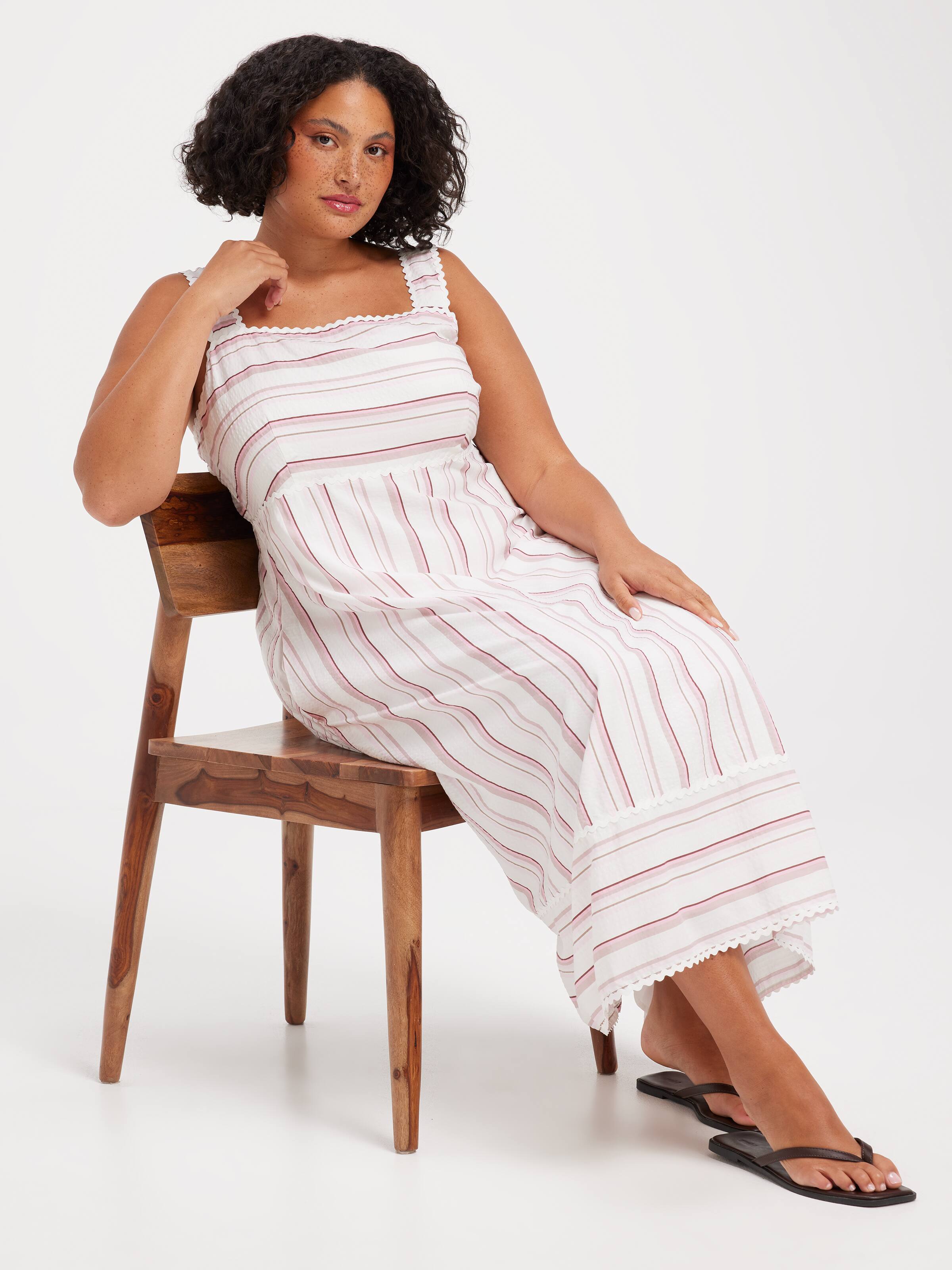 Emilia Strappy Ric Rac Dress