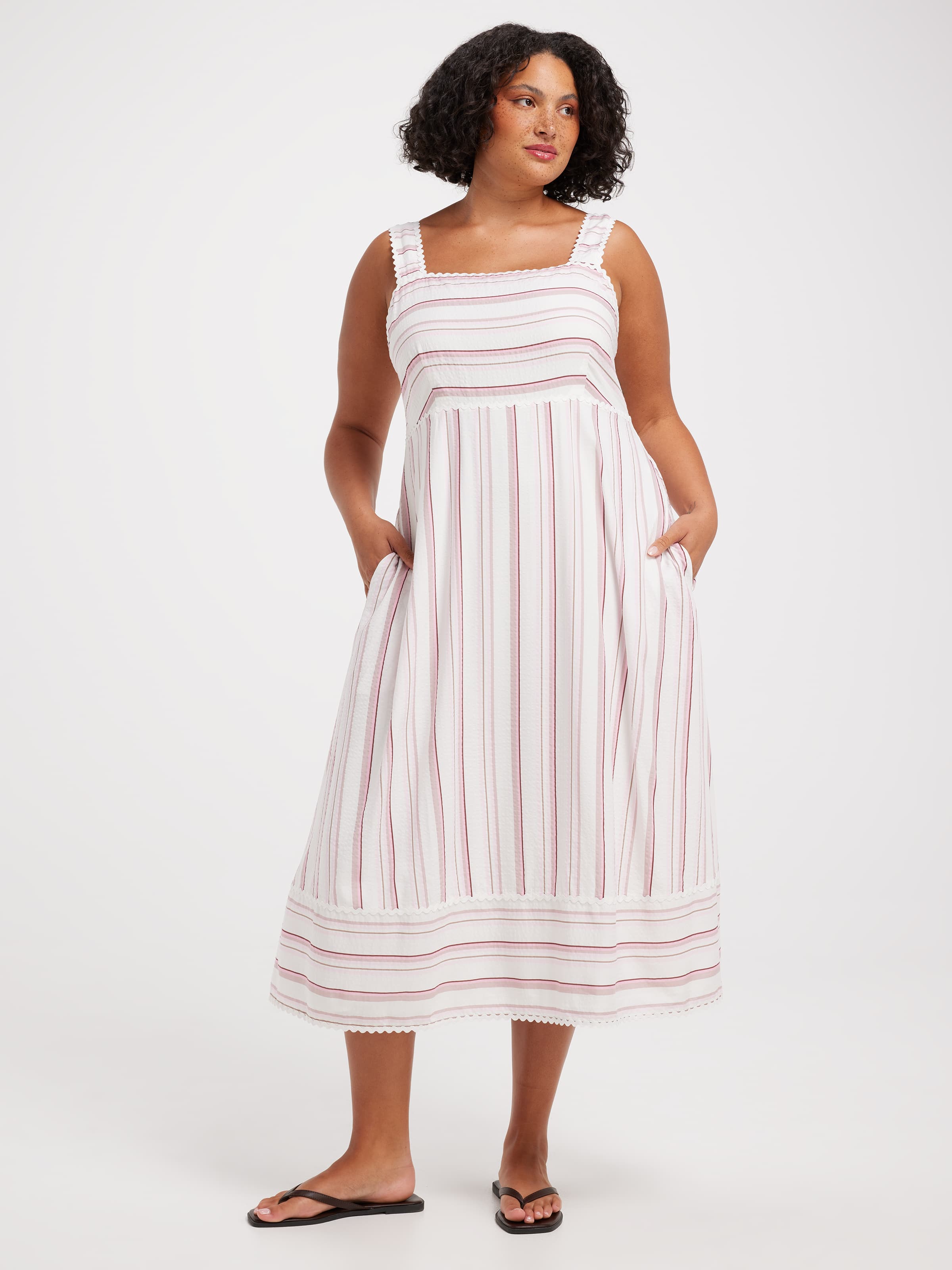 Emilia Strappy Ric Rac Dress