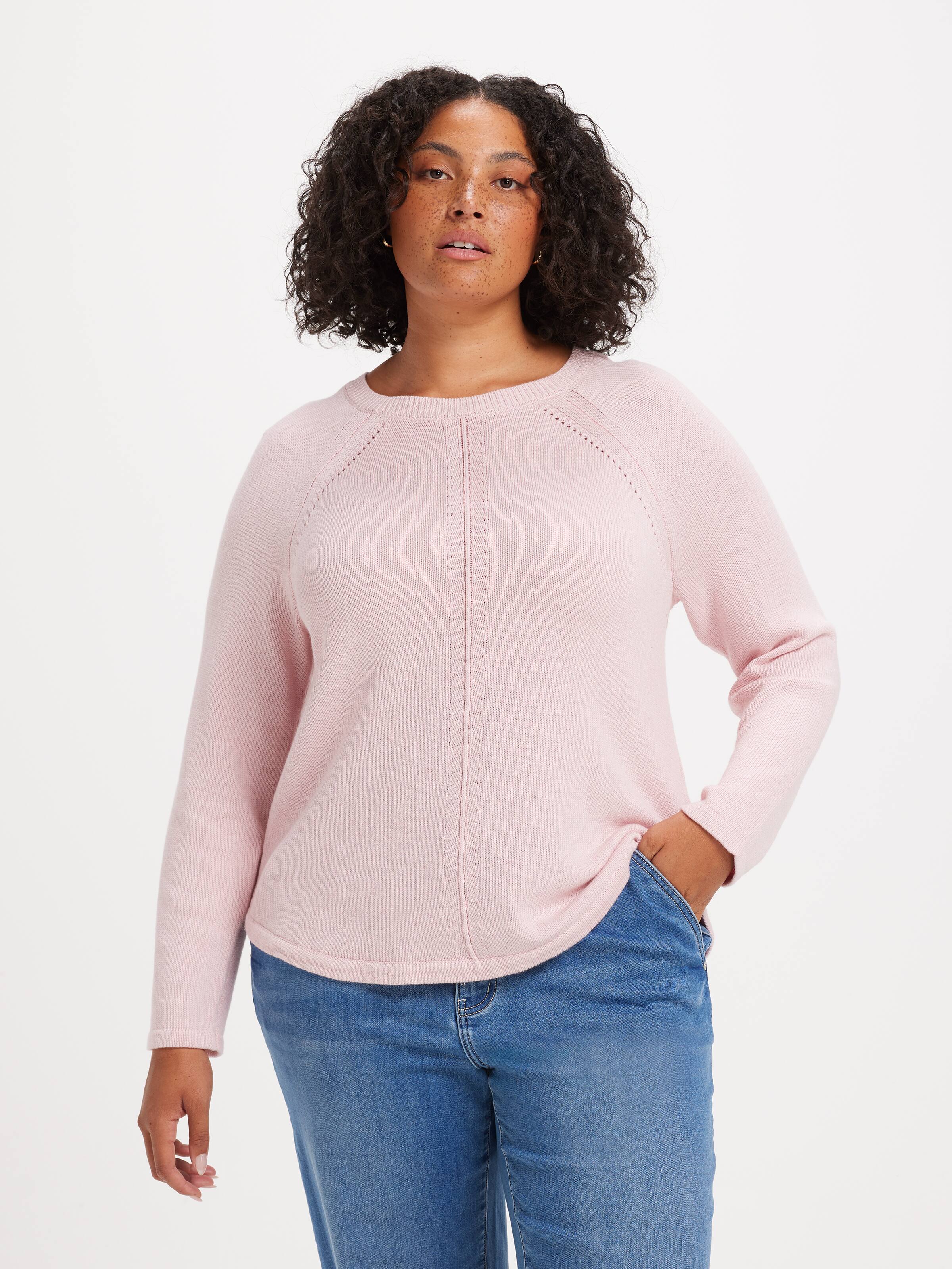 Curve Millie Scoop Hem Pullover