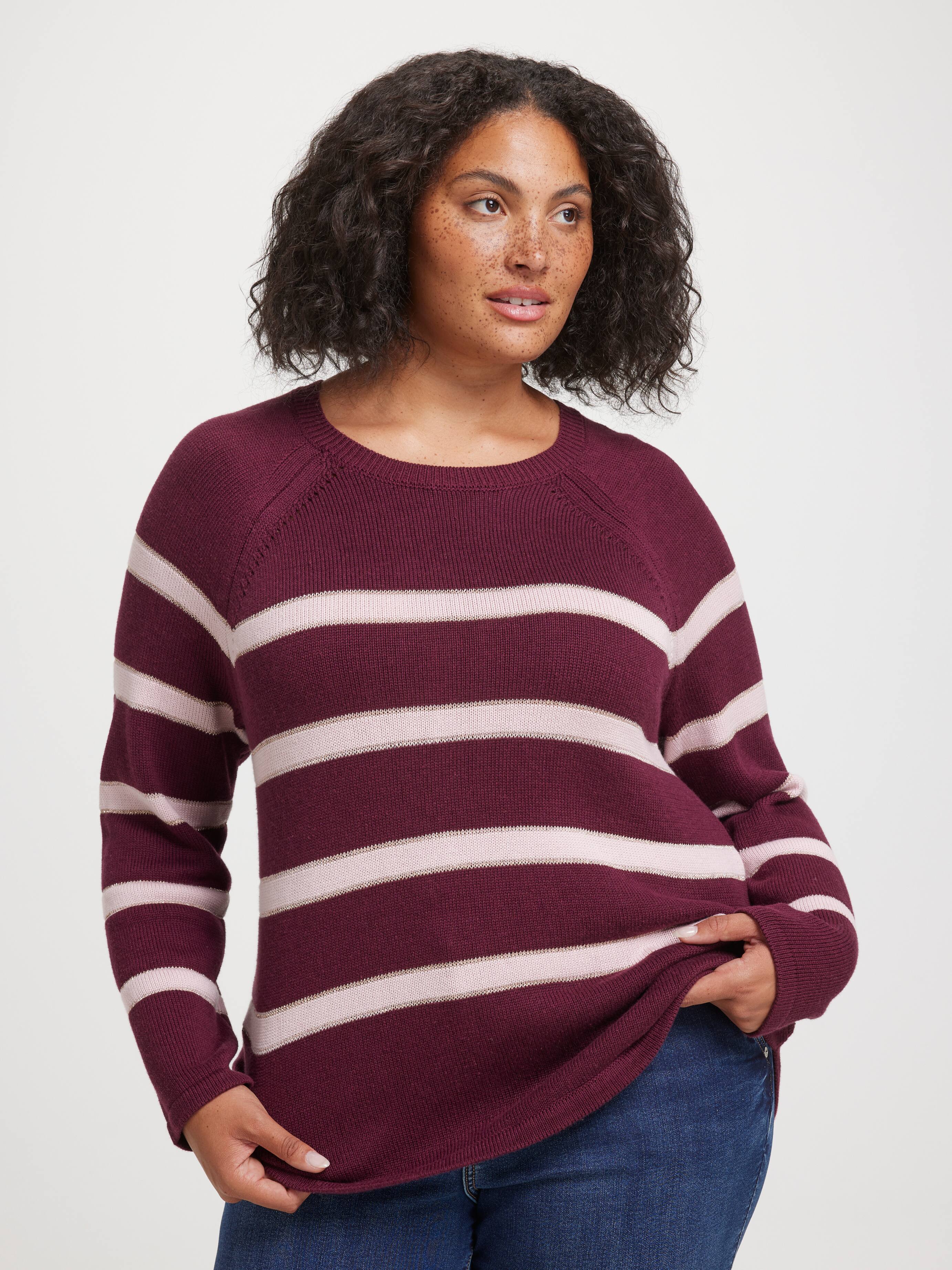 Curve Millie Scoop Hem Pullover