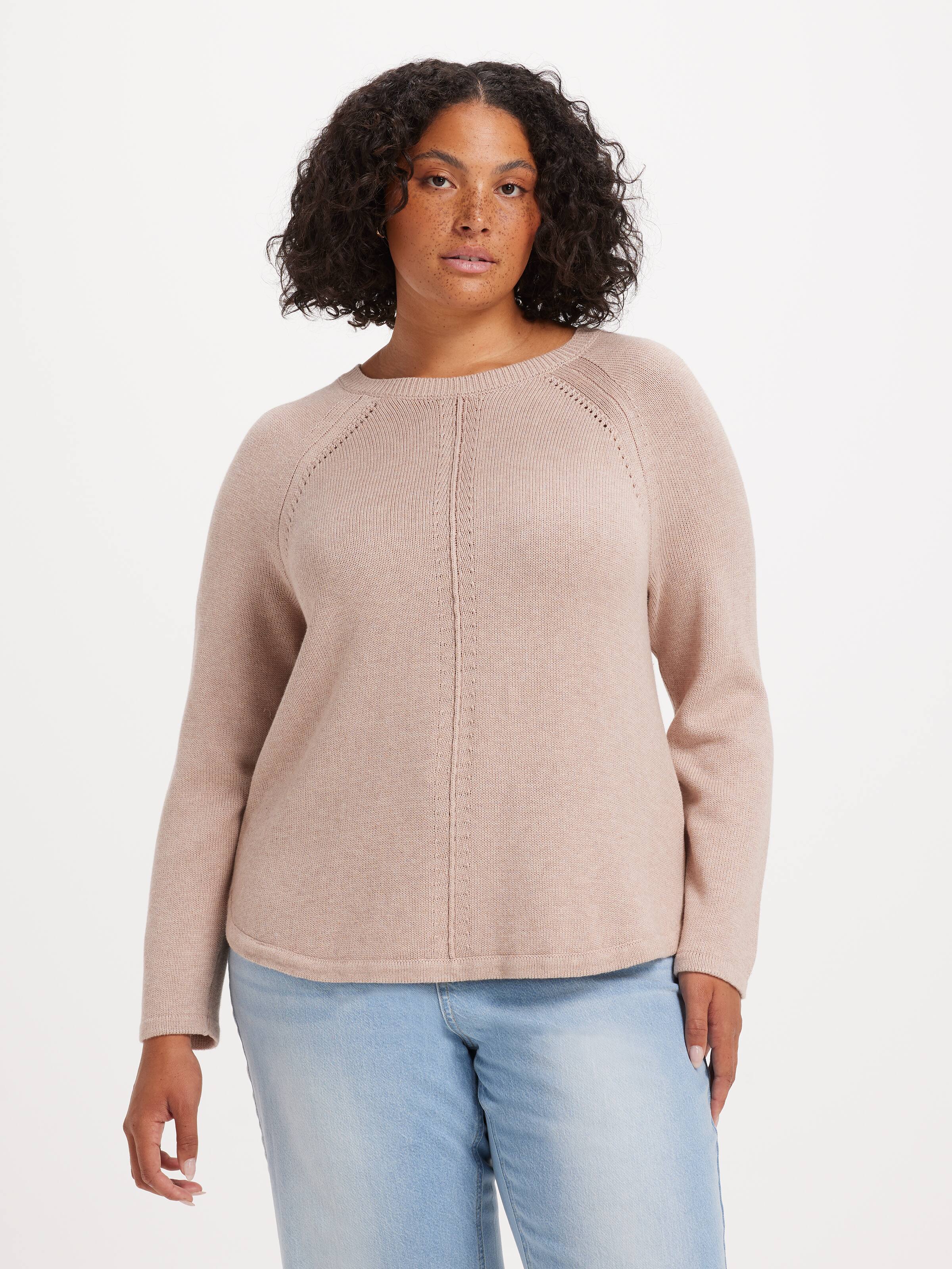 Curve Millie Scoop Hem Pullover