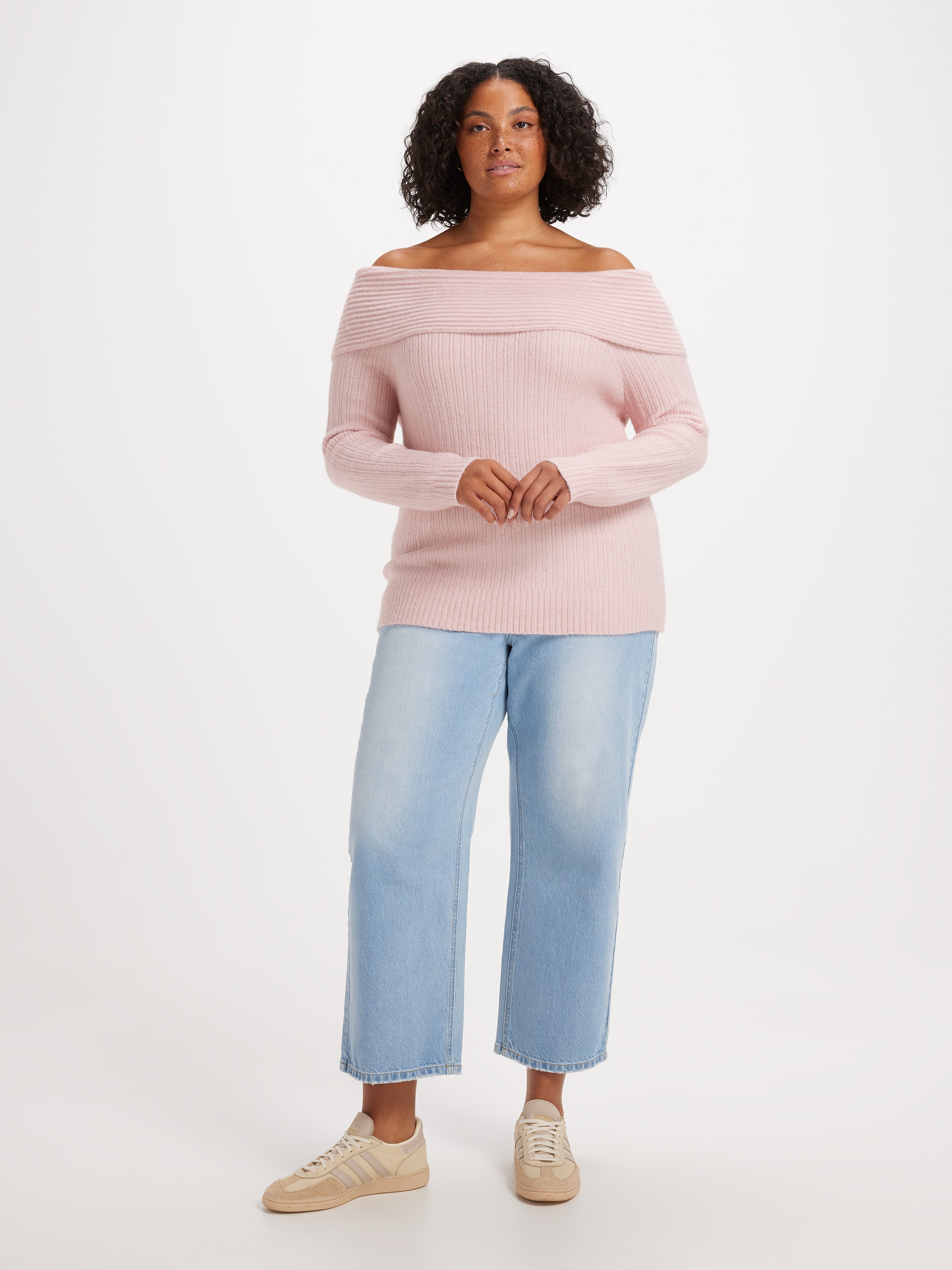 Curve Bree Off Shoulder Pullover