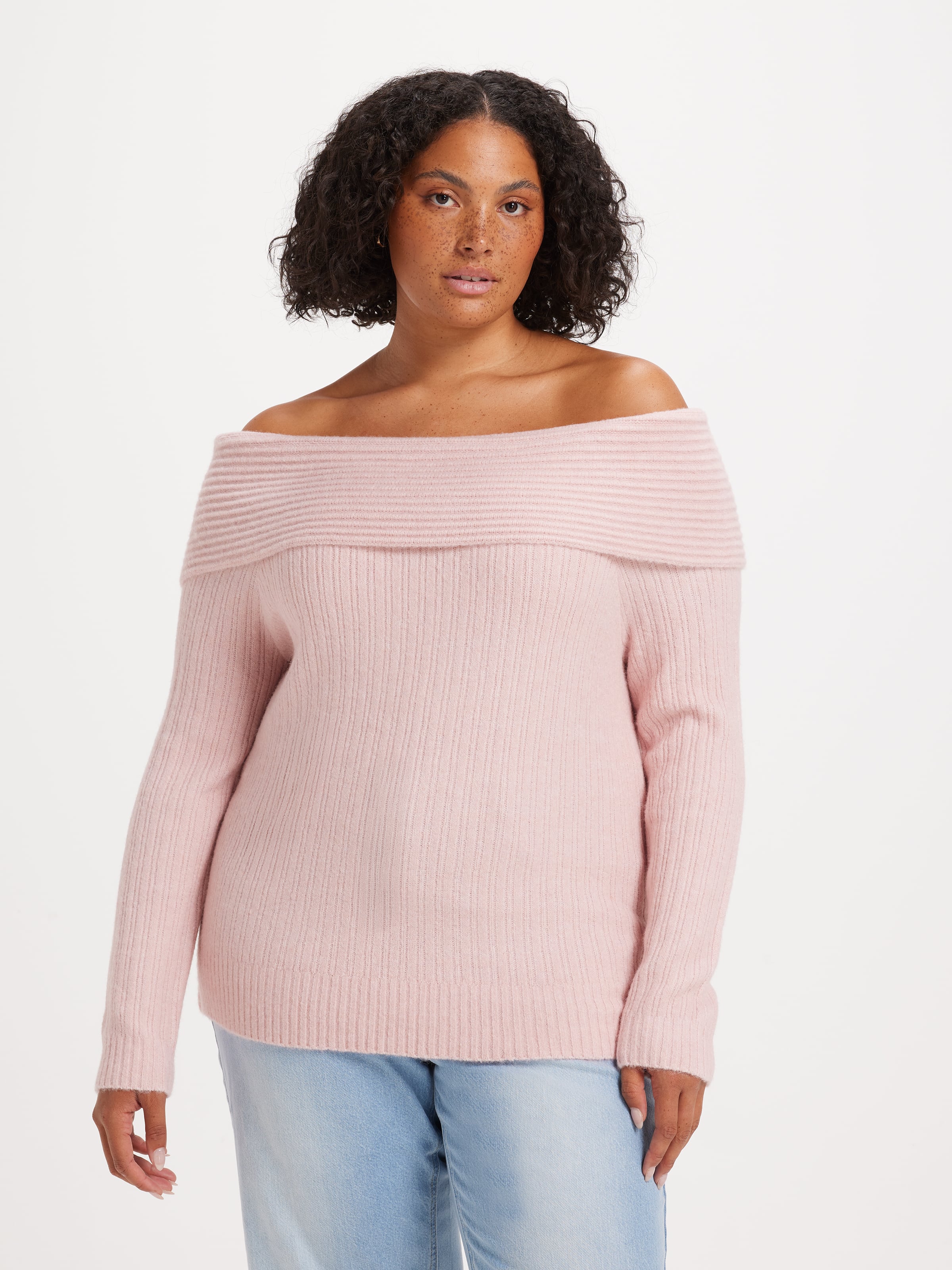Curve Bree Off Shoulder Pullover
