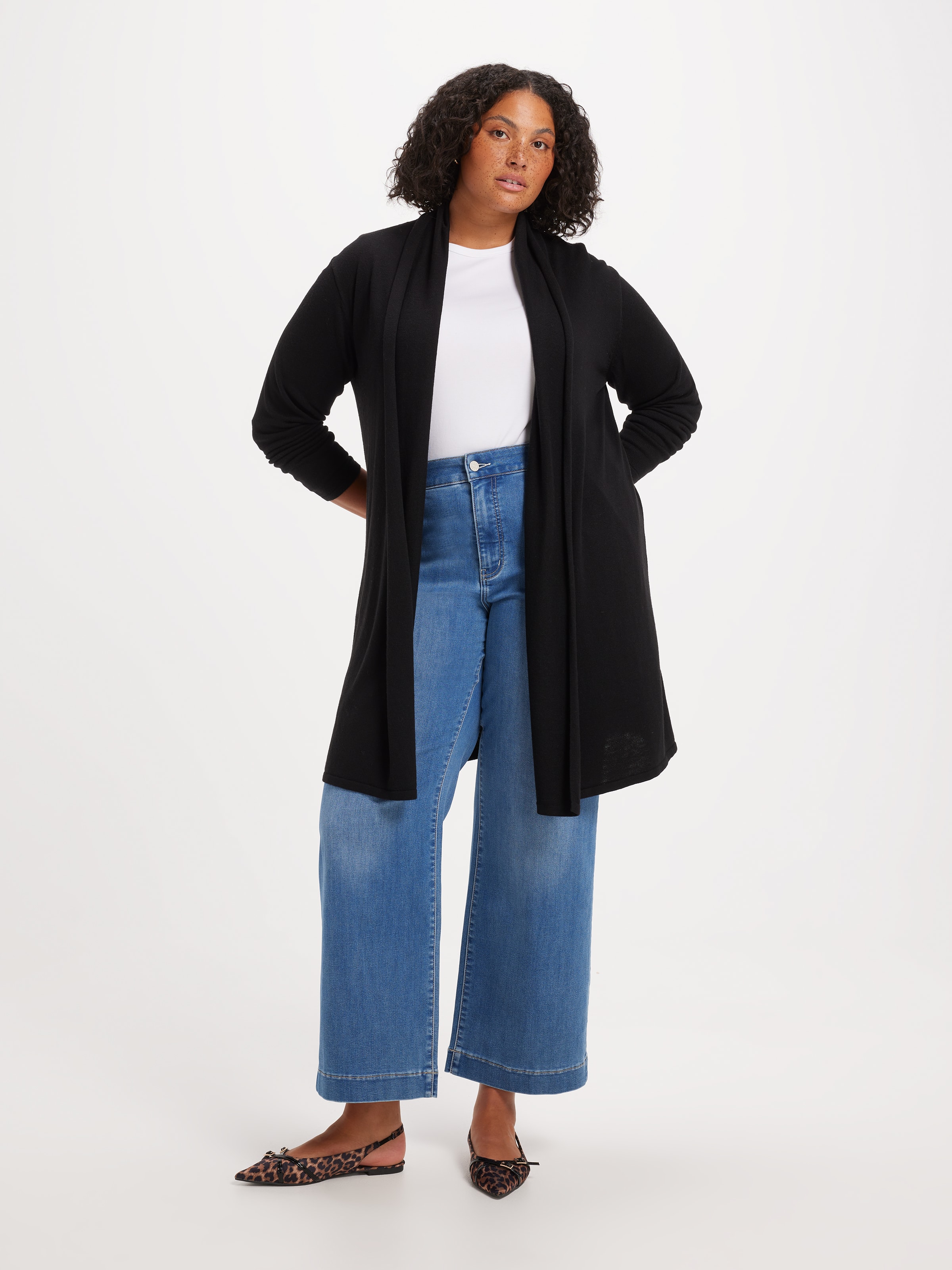 Curve Jennifer Midi Shawl Cardi