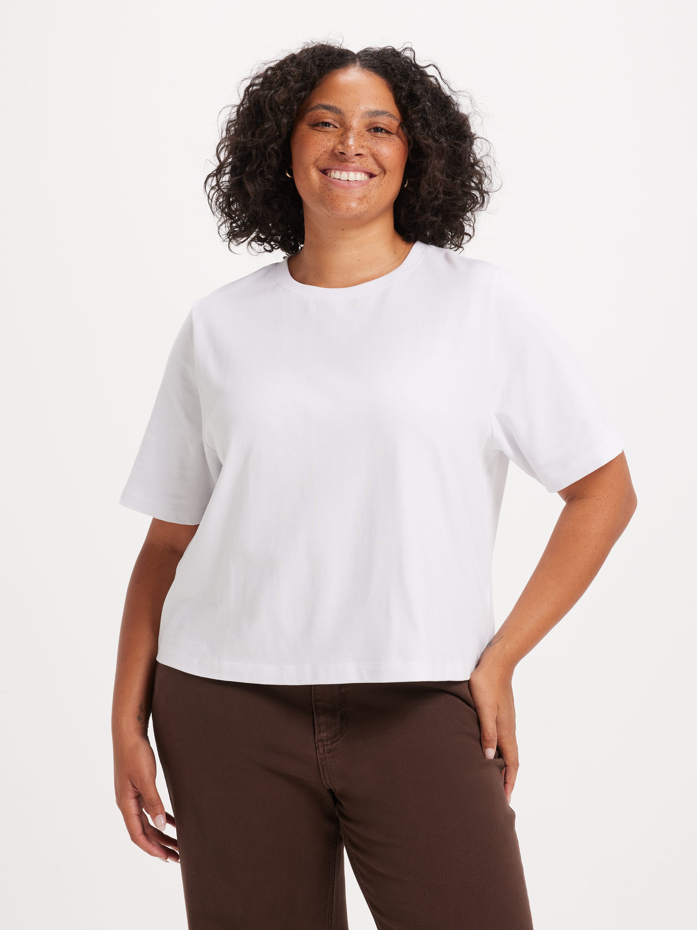 Curve Boxy Crop Tee