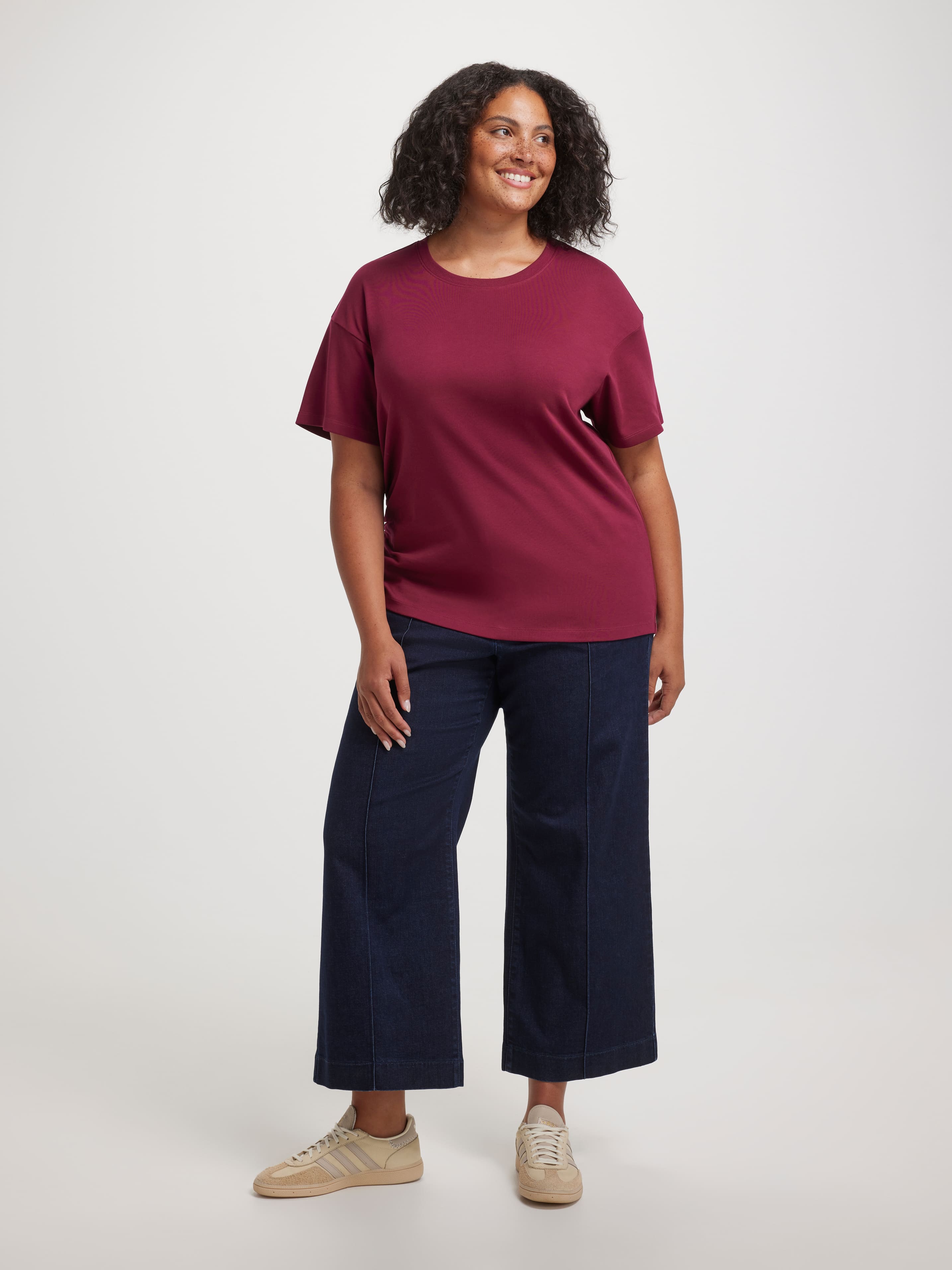 Curve Piper Gathered Tee