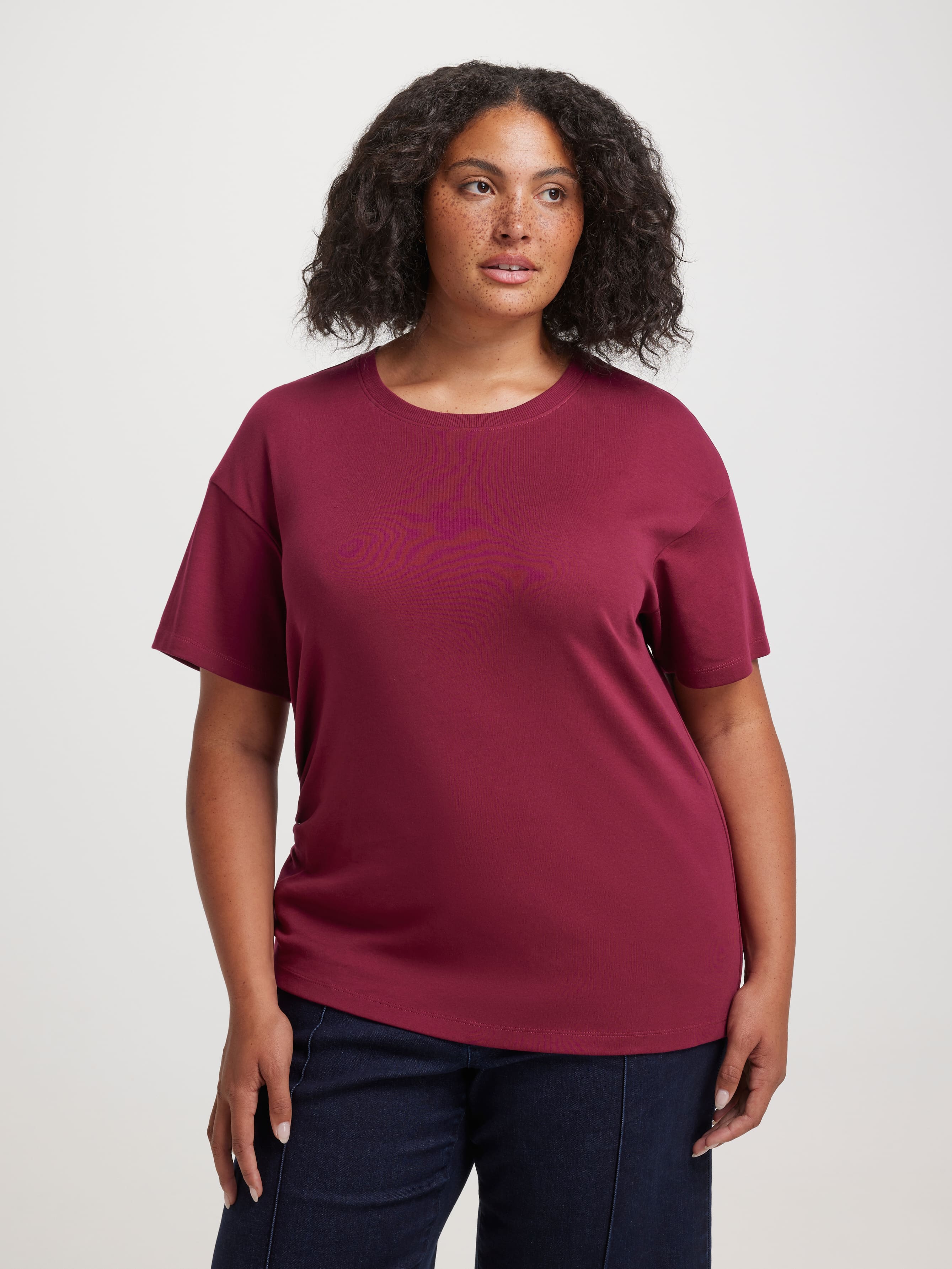 Curve Piper Gathered Tee
