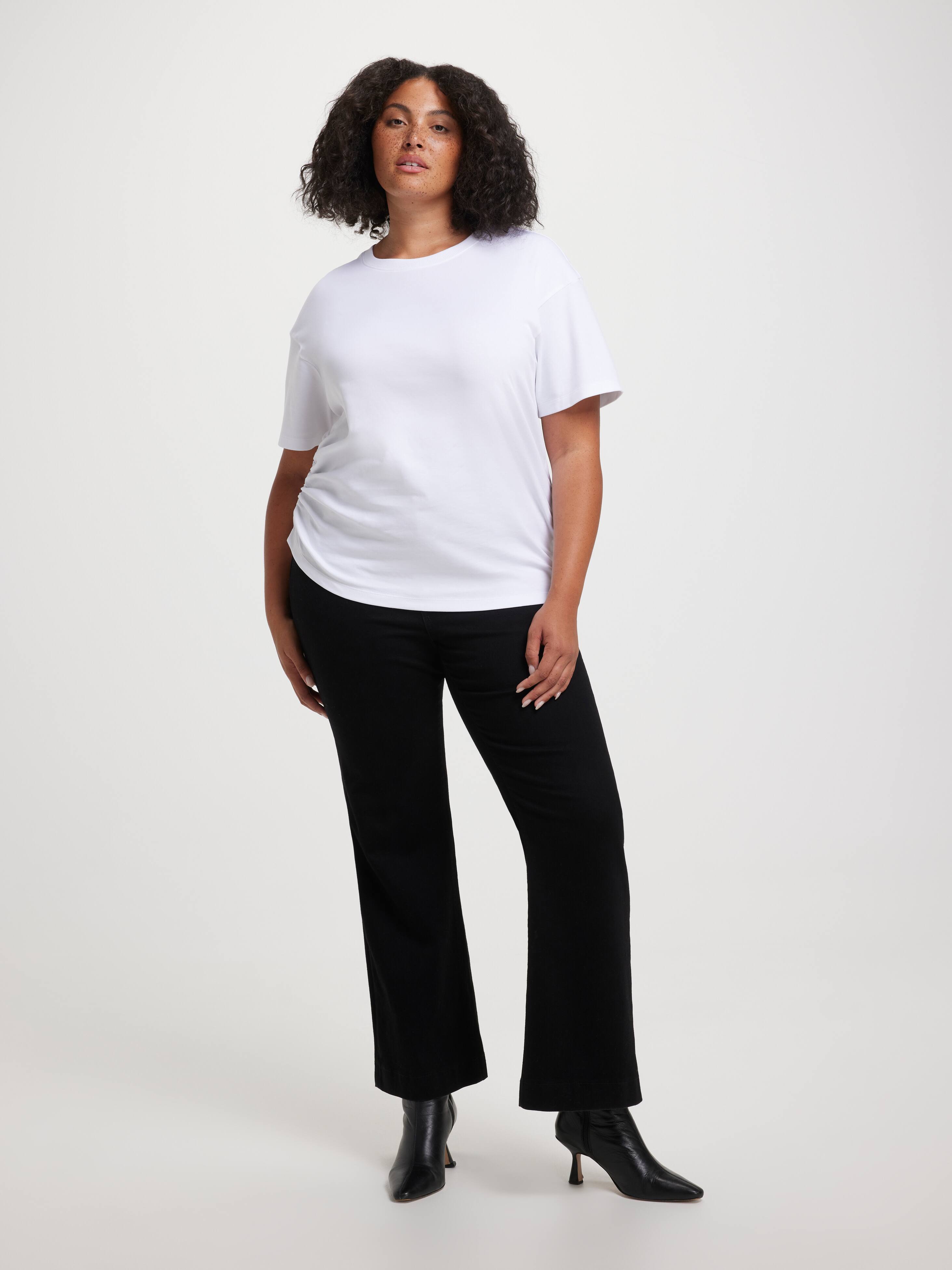 Curve Piper Gathered Tee