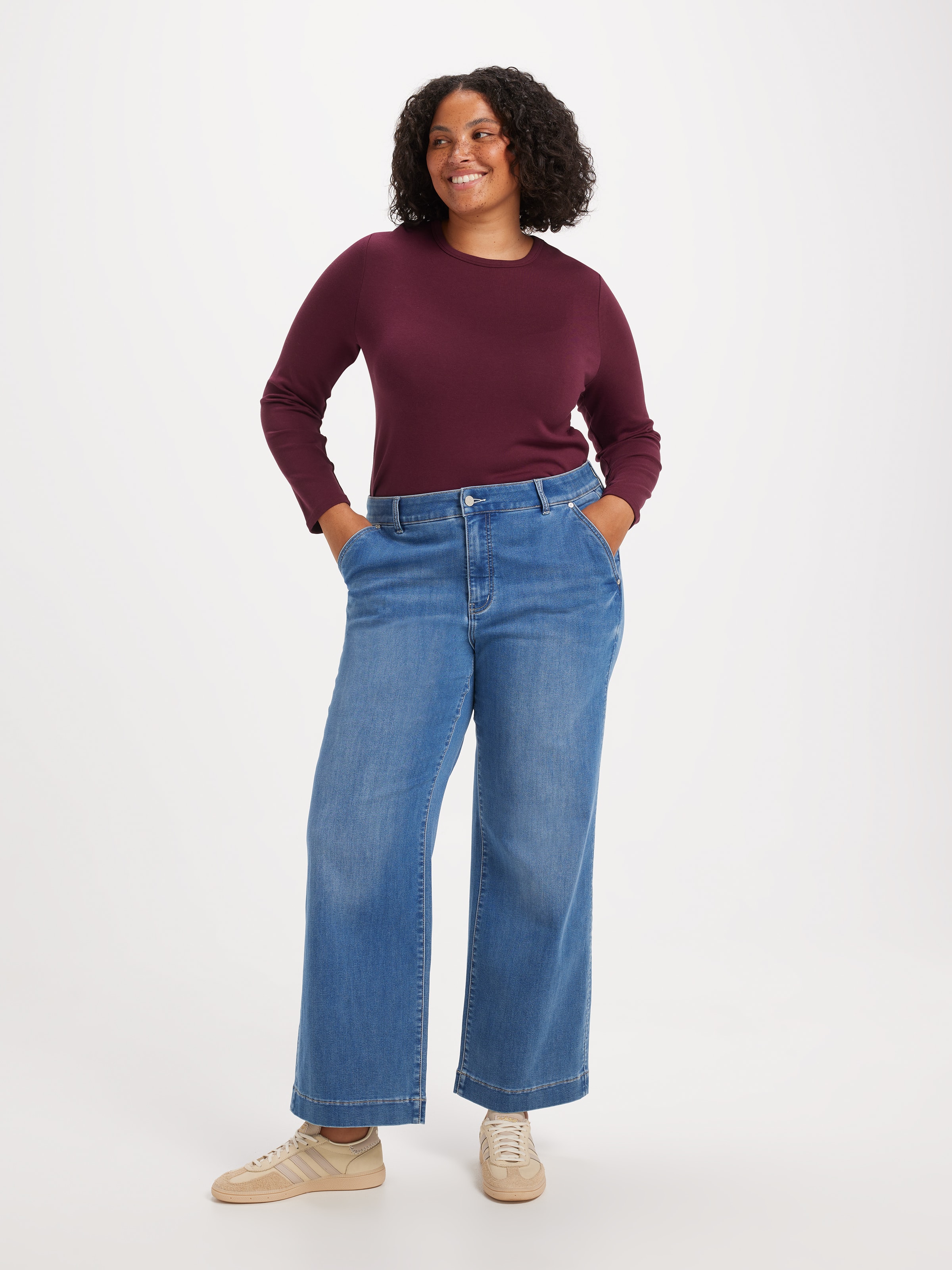 Curve Super Soft Modal Blend Long Sleeve Top
