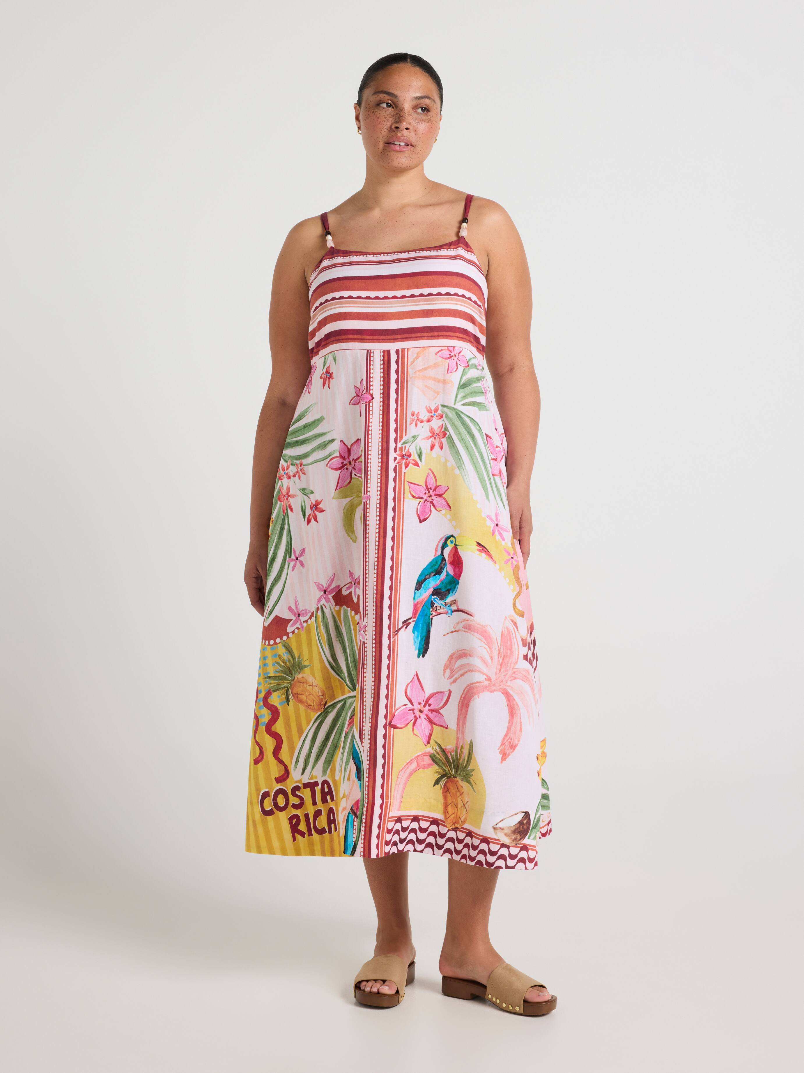 Curve Raquel Strappy Maxi Dress
