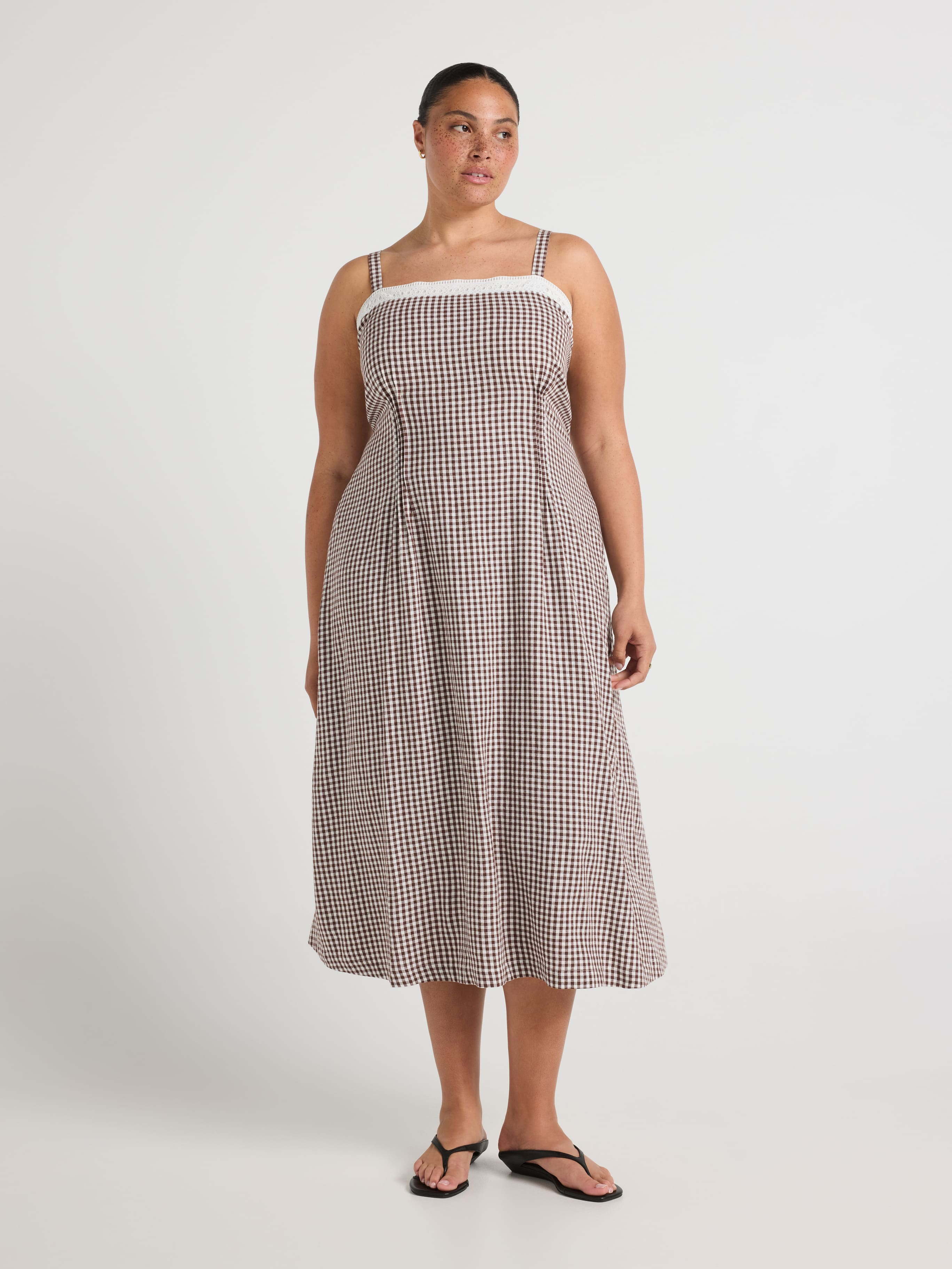 Indigo Pleated Maxi Dress