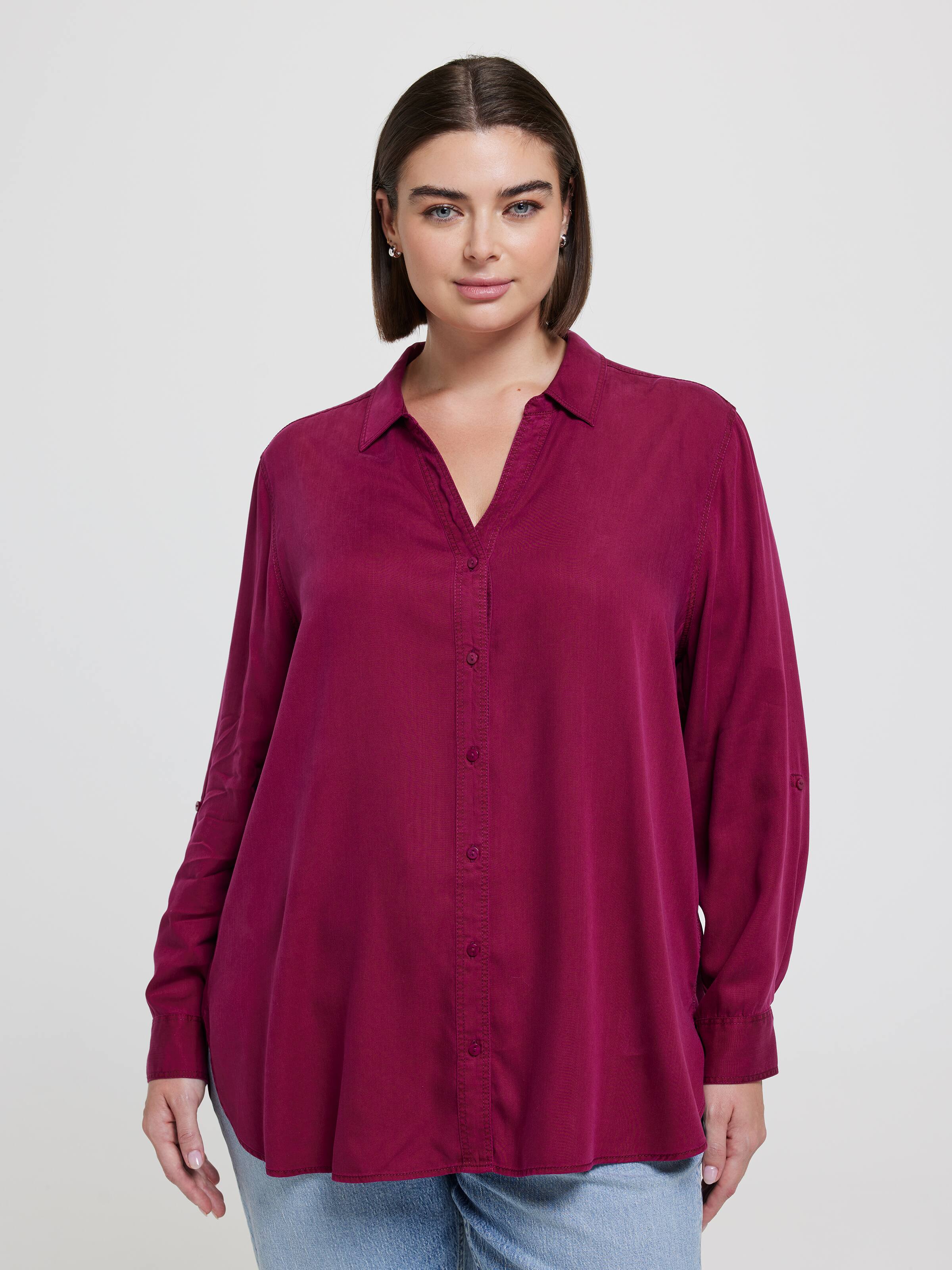 Curve Lacey Lyocell Shirt