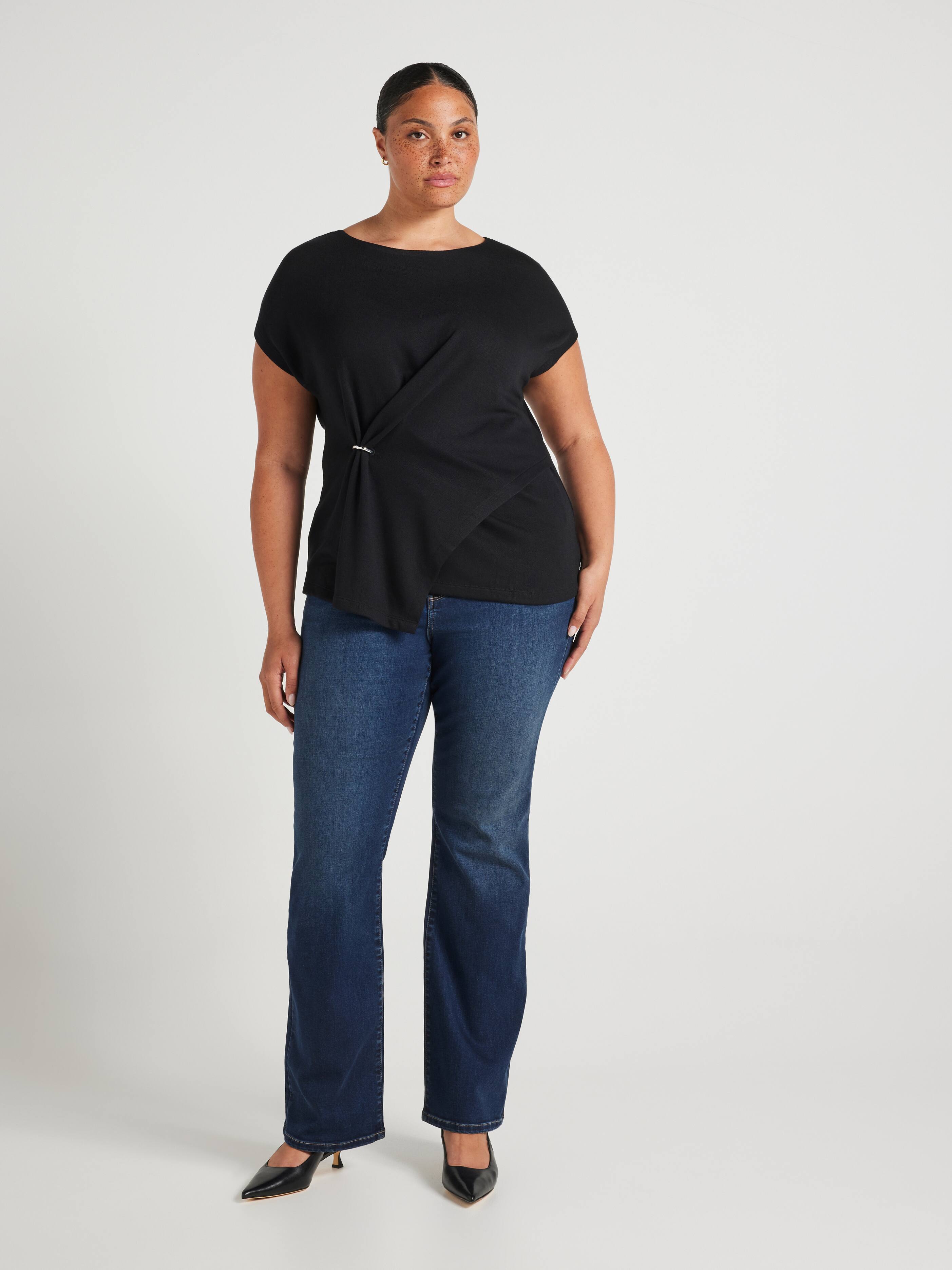 Curve Ophelia Drape Top
