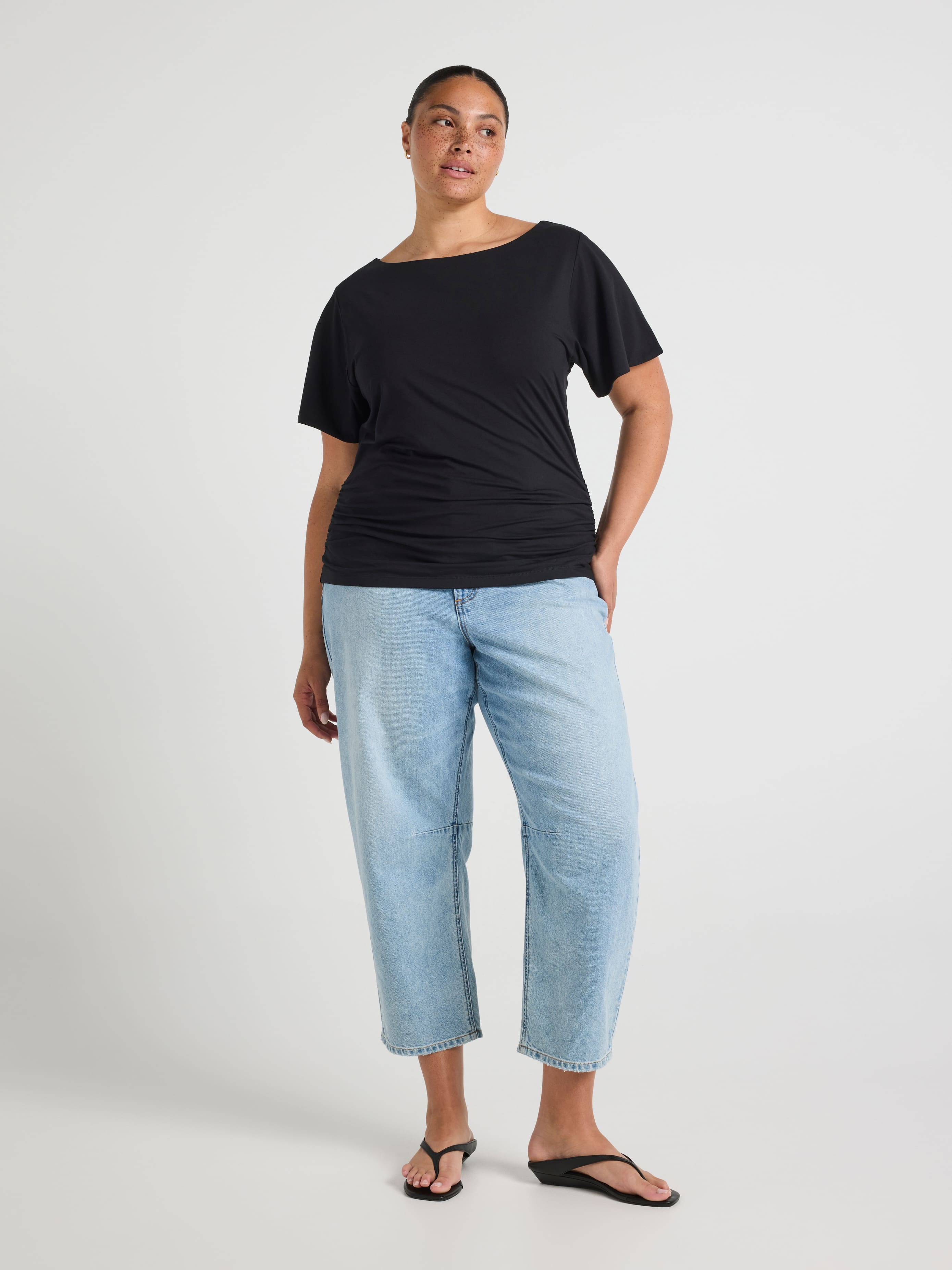 Curve Rosie Rouched Top