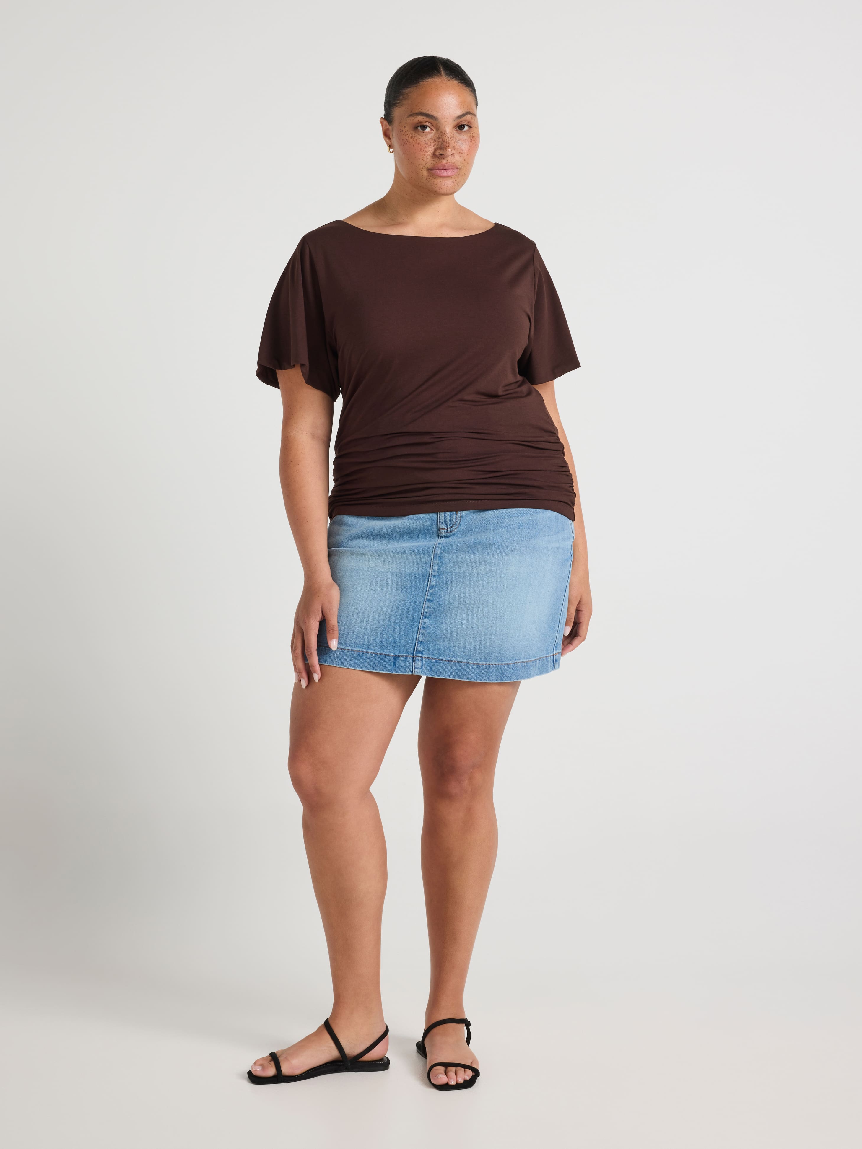 Curve Rosie Rouched Top