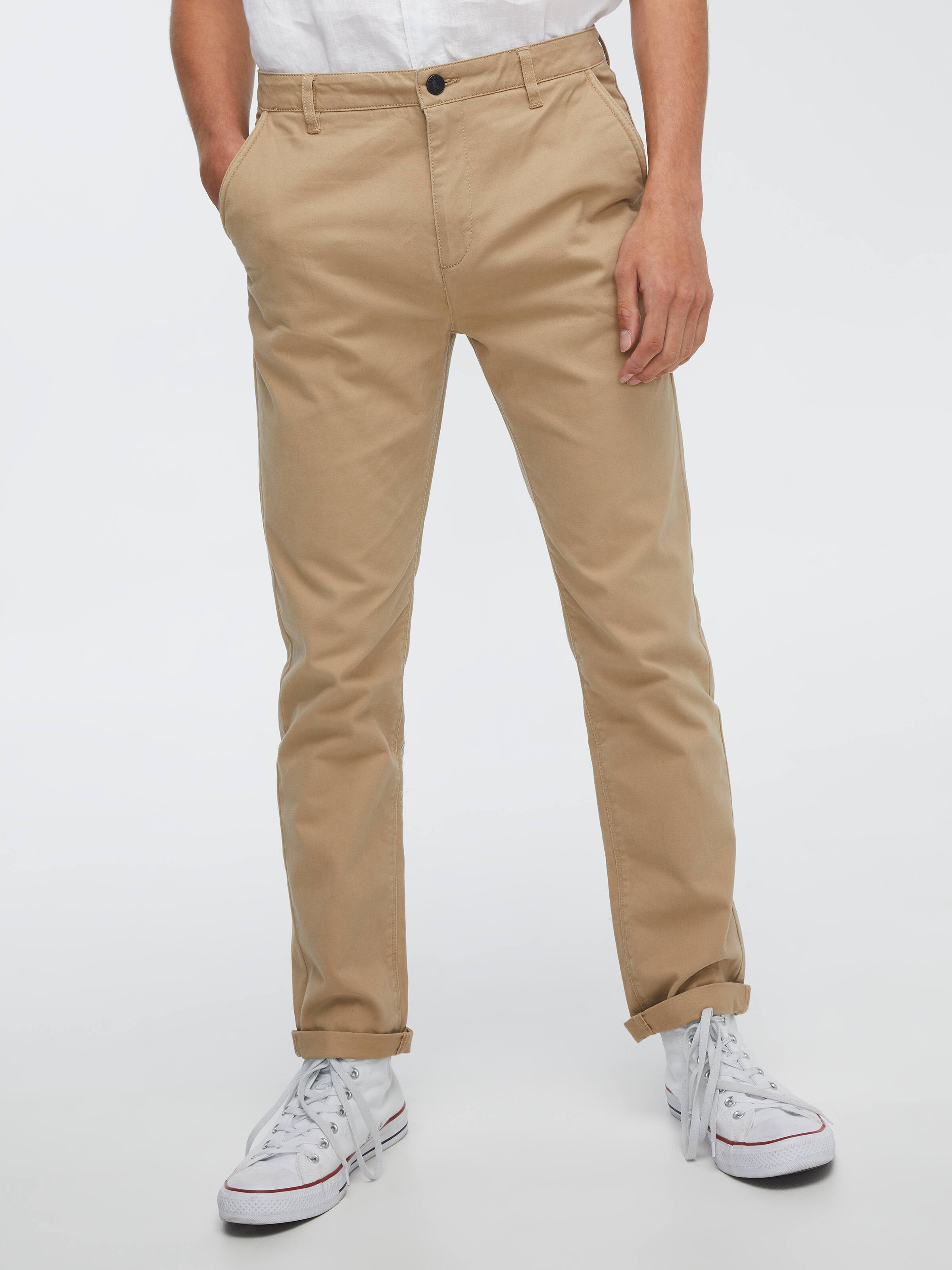 Boys Tim Slim Light Chino