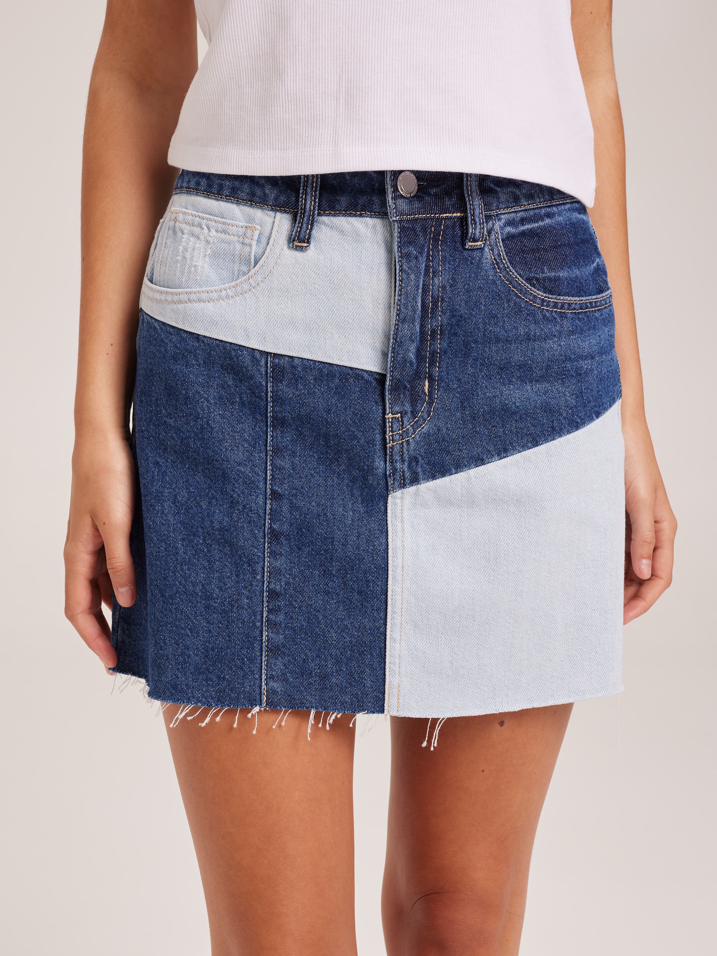 Girls Avery Patchwork Skirt