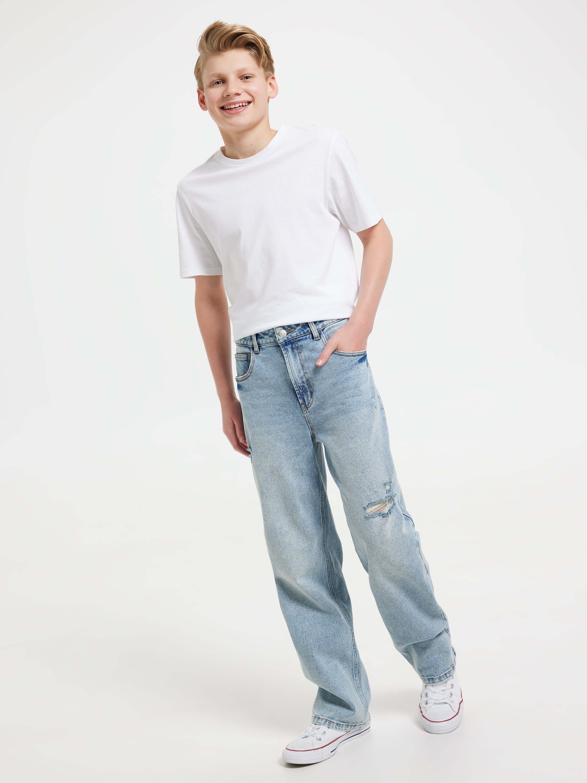 Boys Relaxed Baggy Jean
