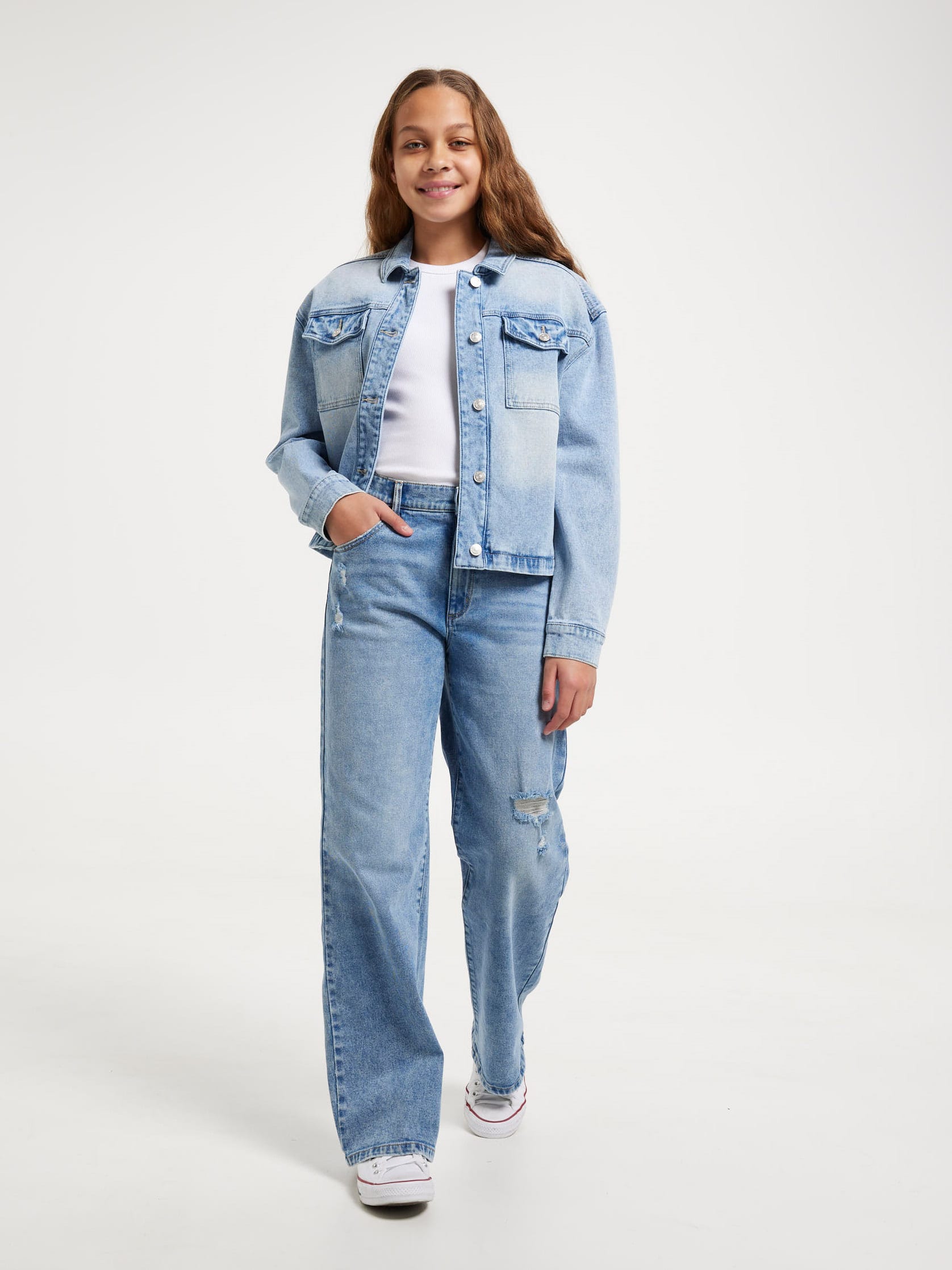 Girls Super Baggy Jean