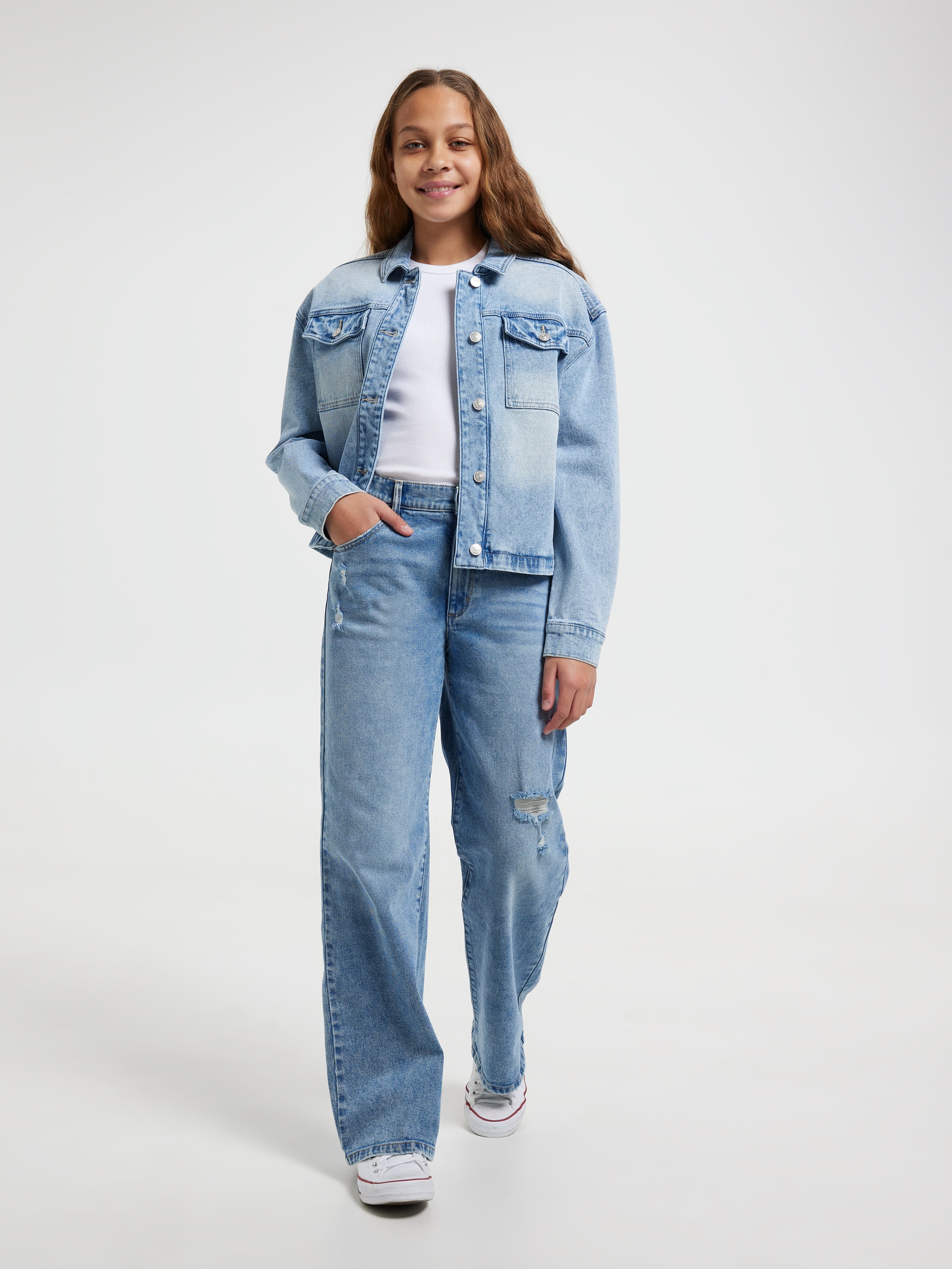 Girls Super Baggy Jean