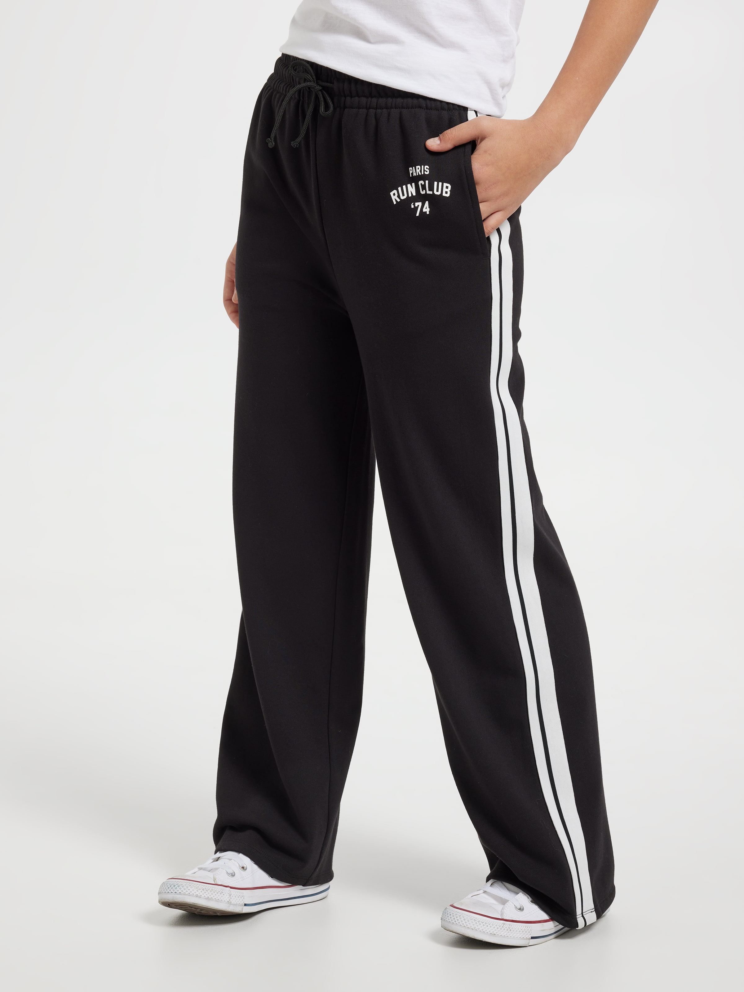 Girls Ava Side Stripe Track Pant