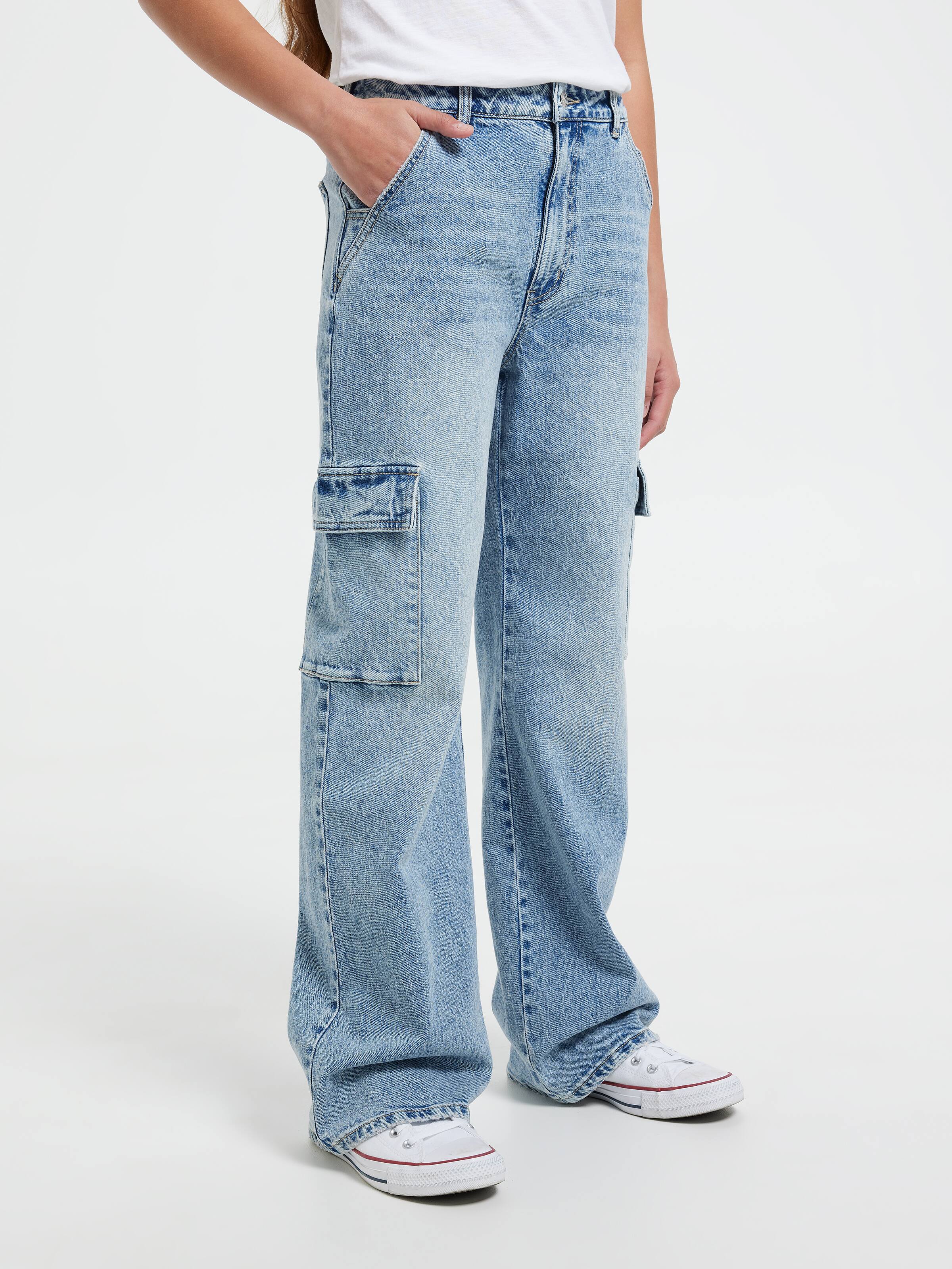 Girls Camila Denim Cargo