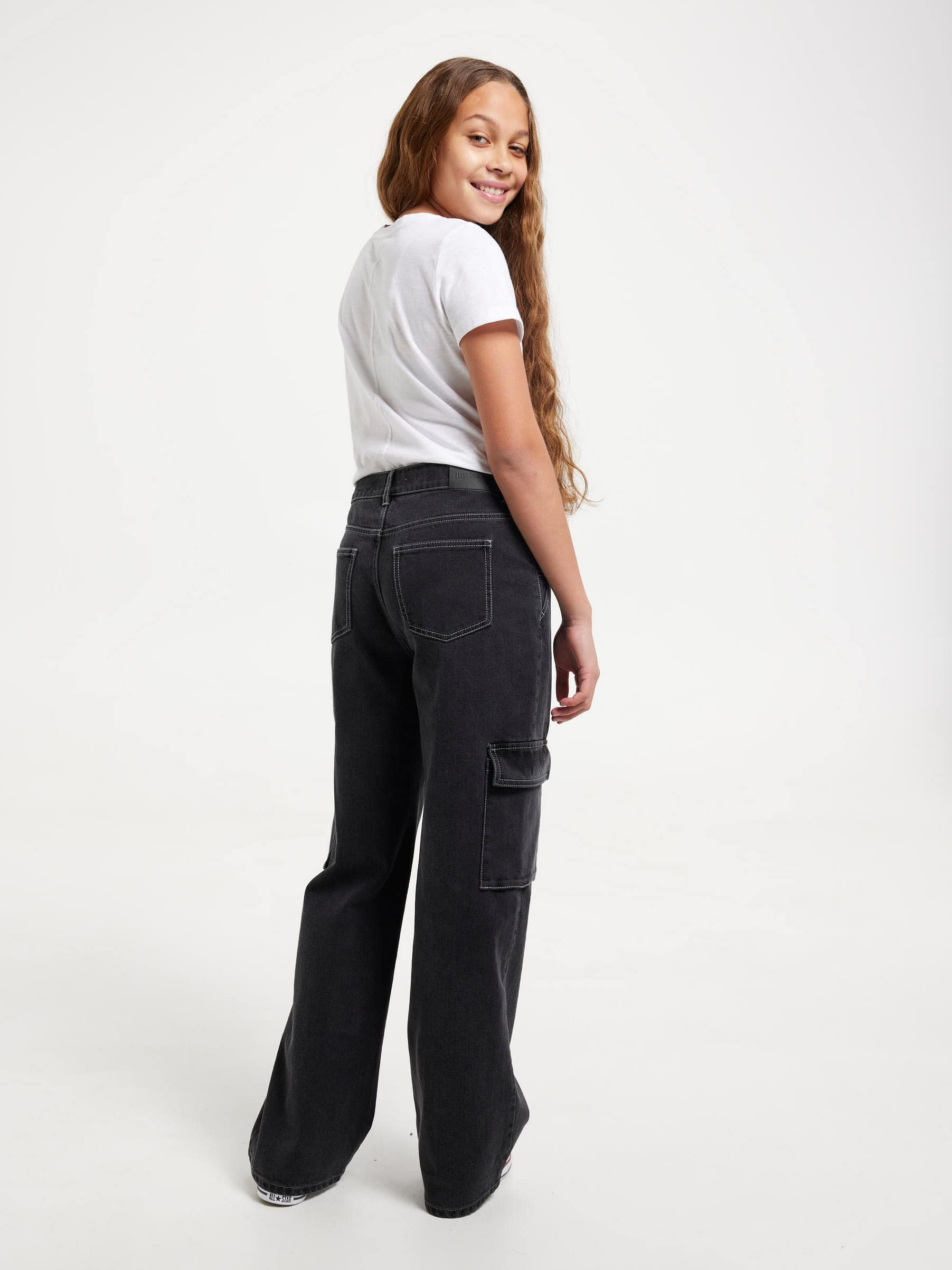 Girls Camila Denim Cargo
