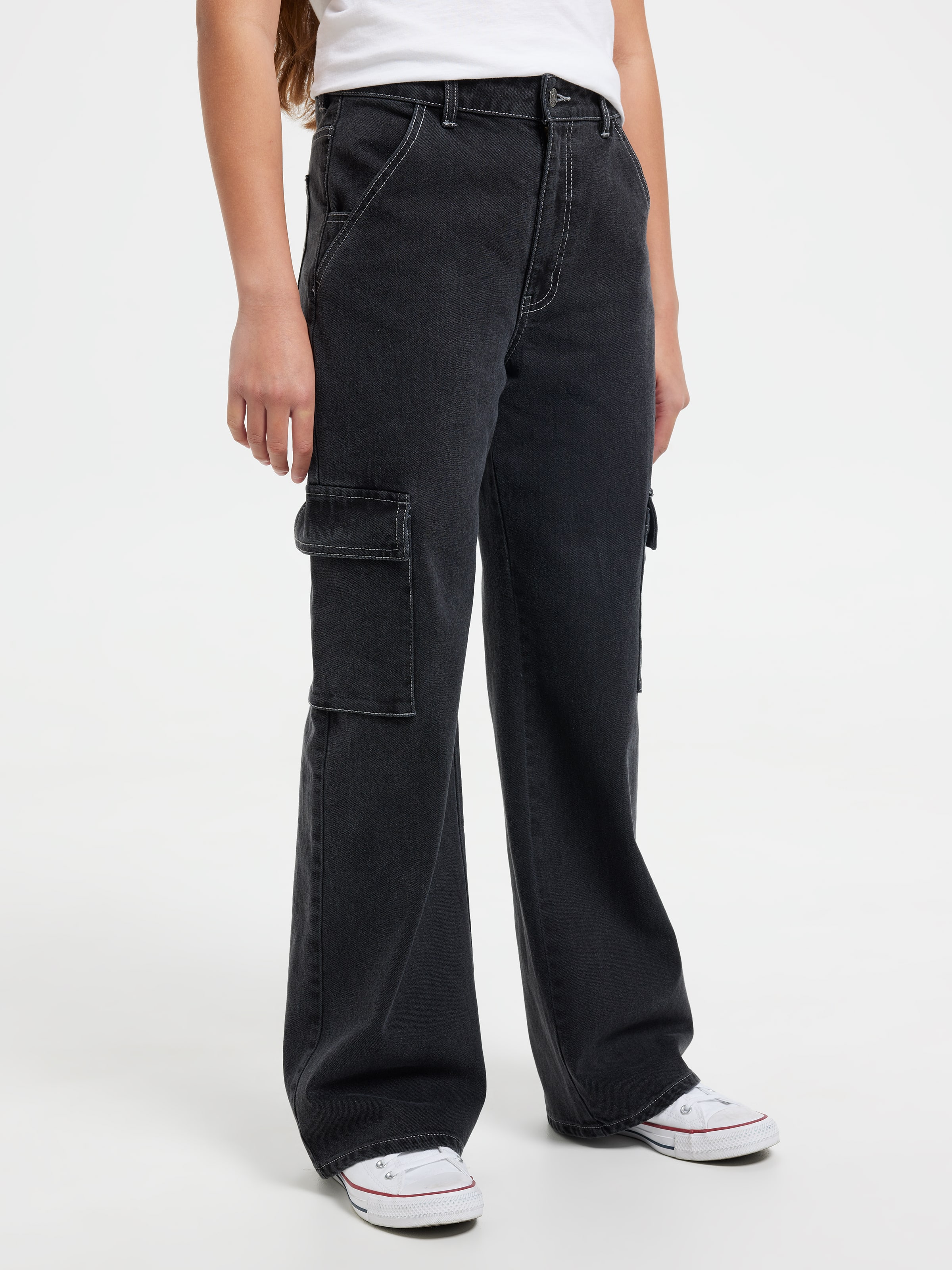 Girls Camila Denim Cargo