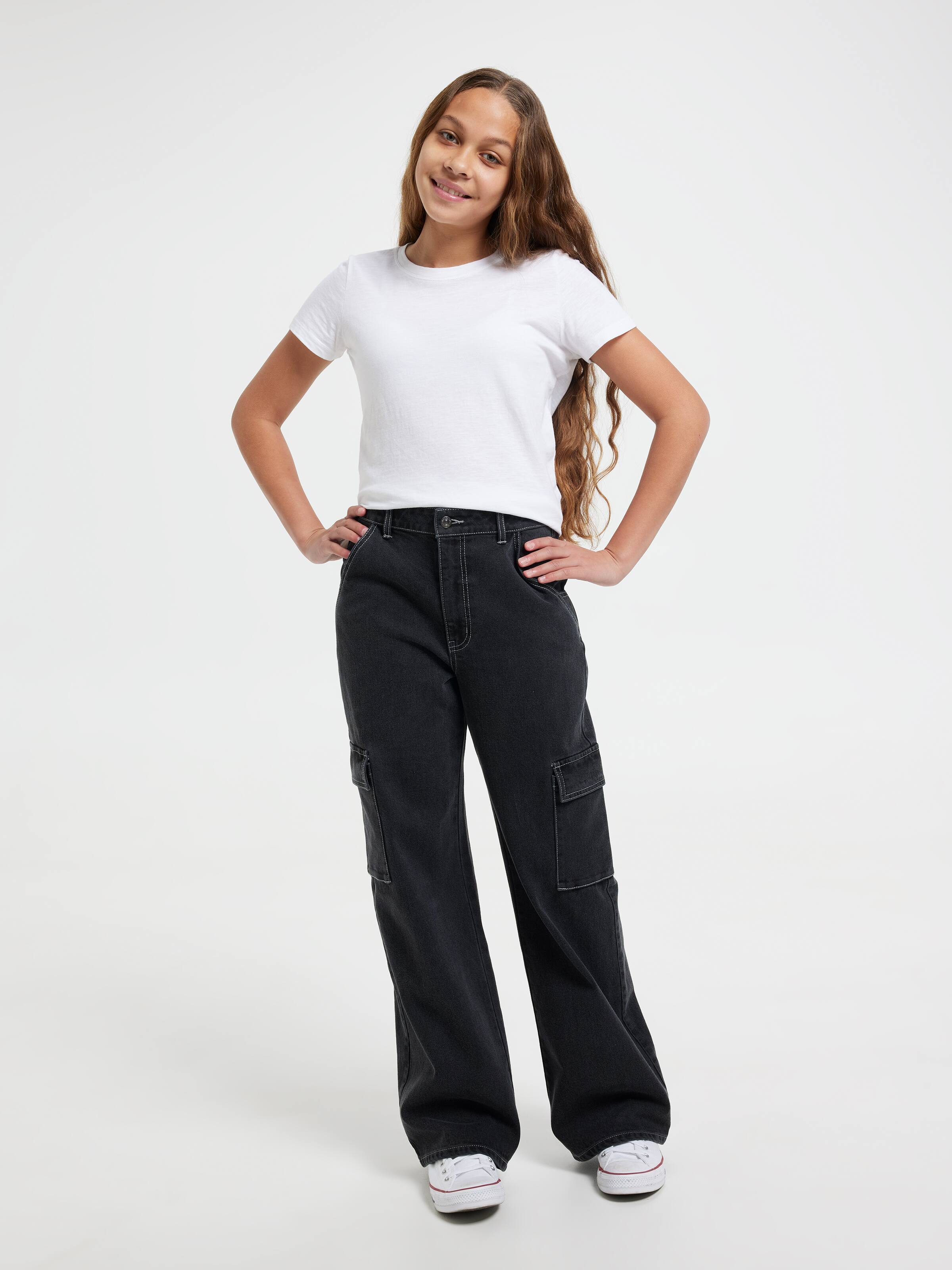 Girls Camila Denim Cargo