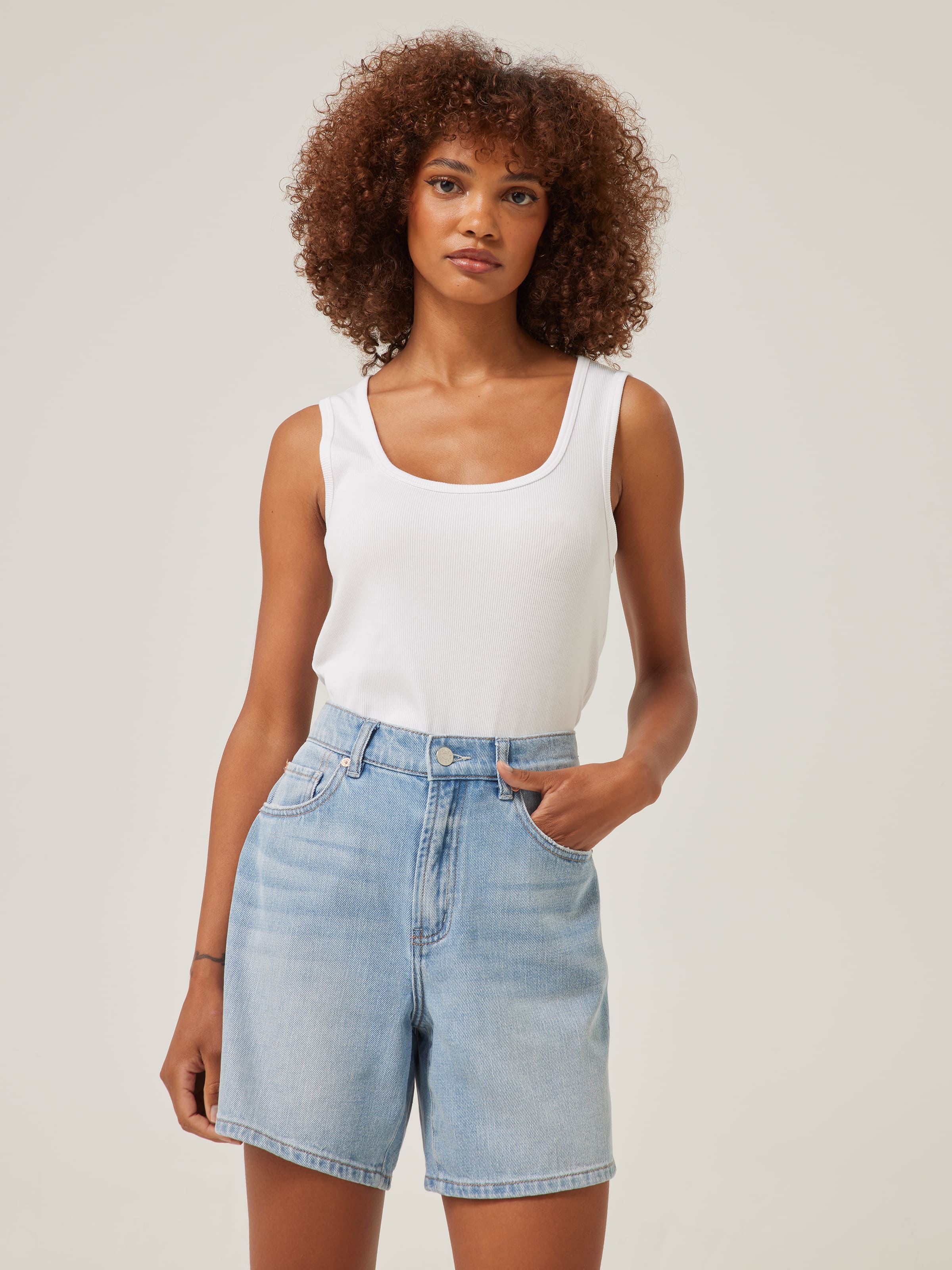 High waisted store denim shorts australia