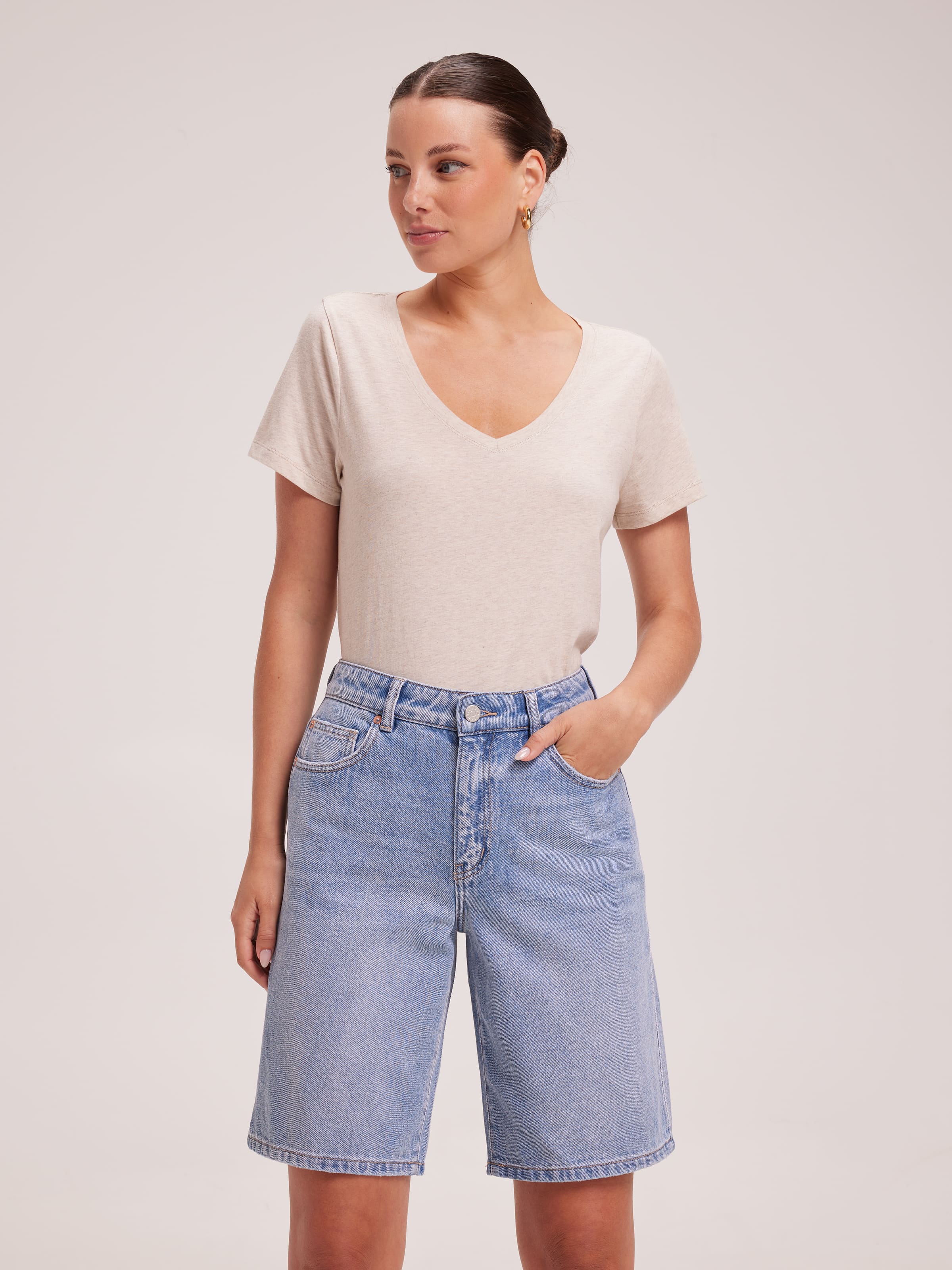 Just jeans hot sale linen shorts