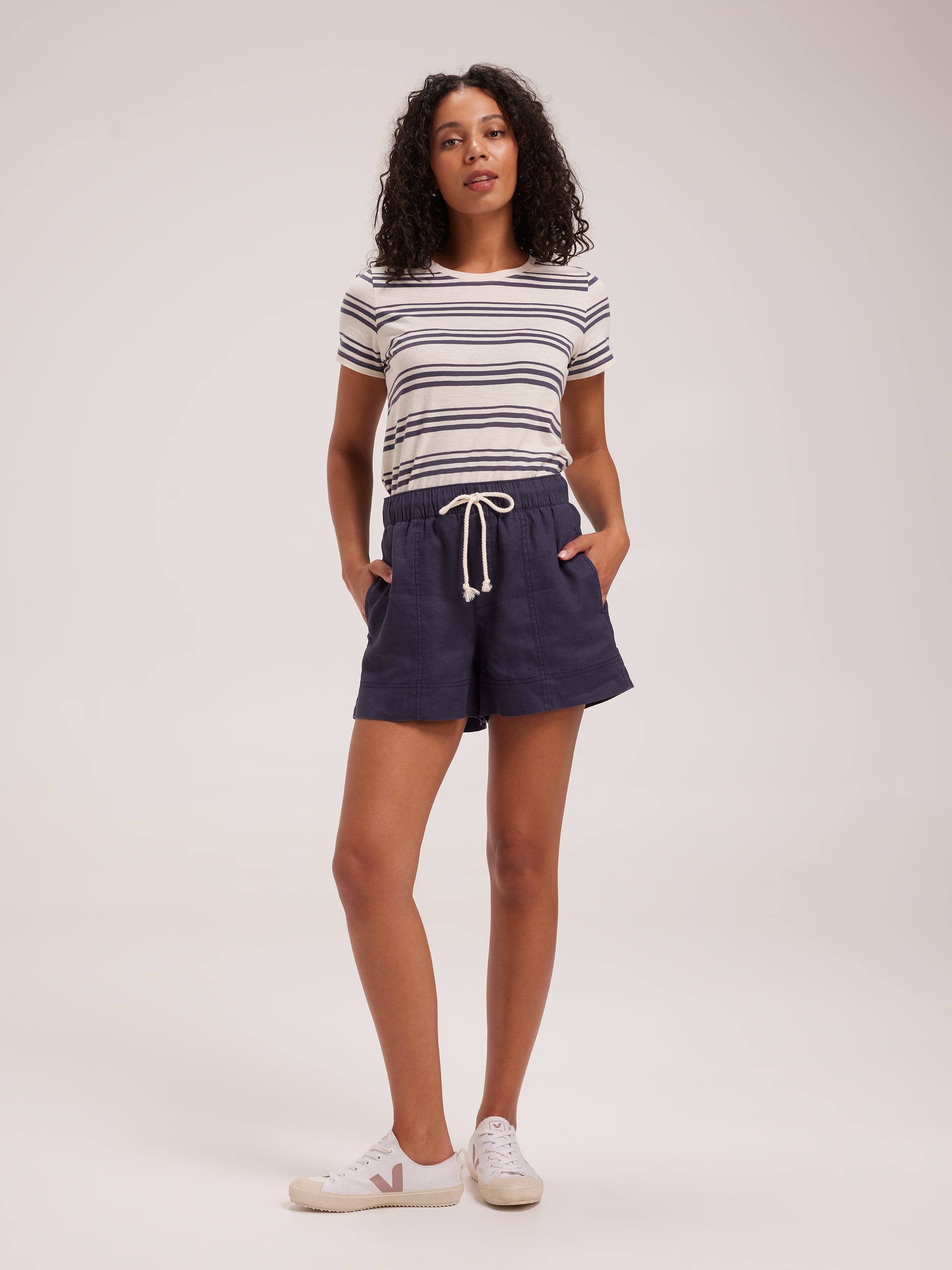Linen Jog Short